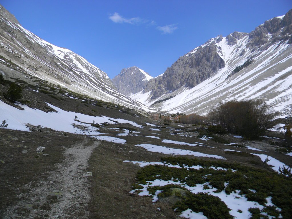 la meta è ben visibile durante l'avvicinamento