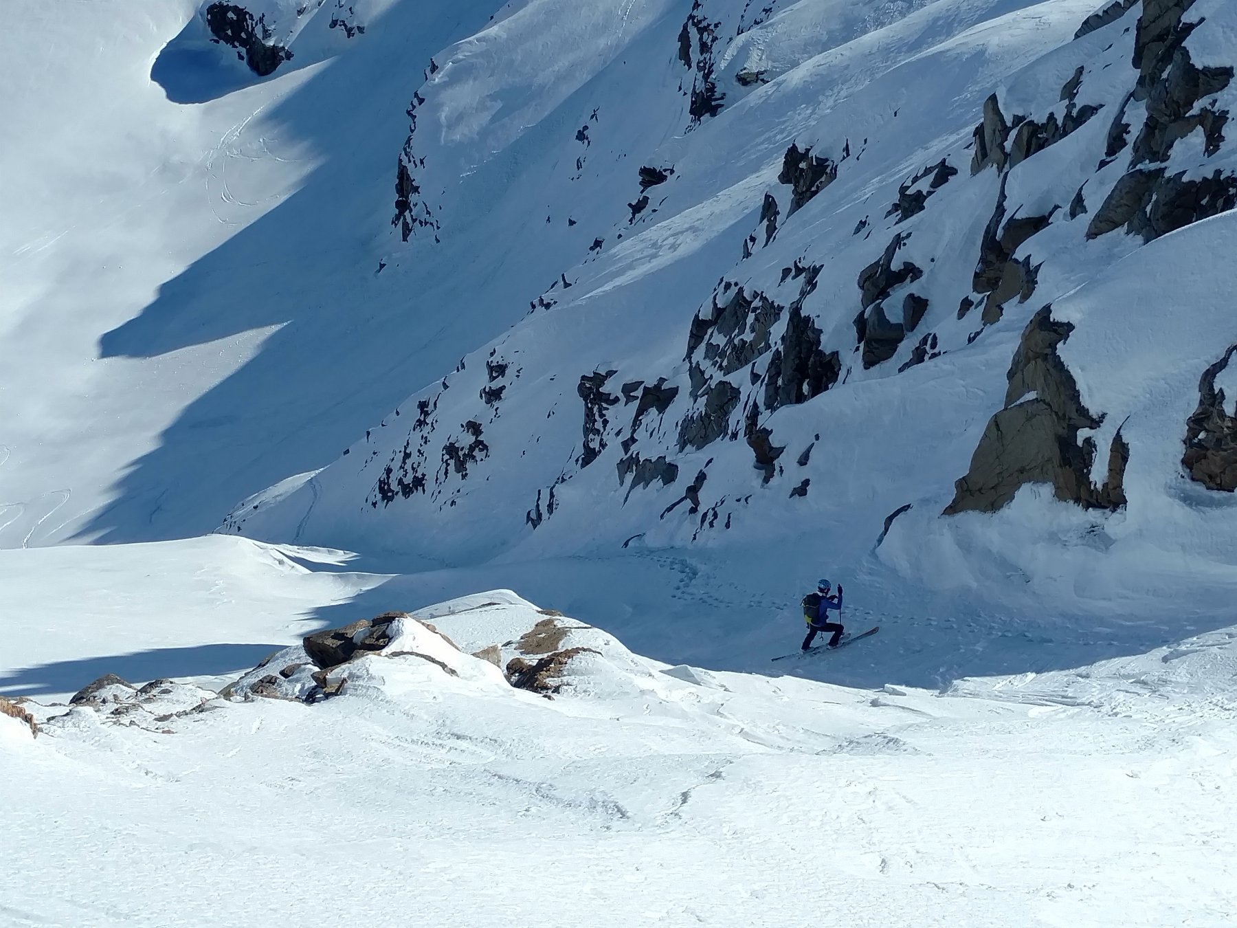 Inizio discesa canale