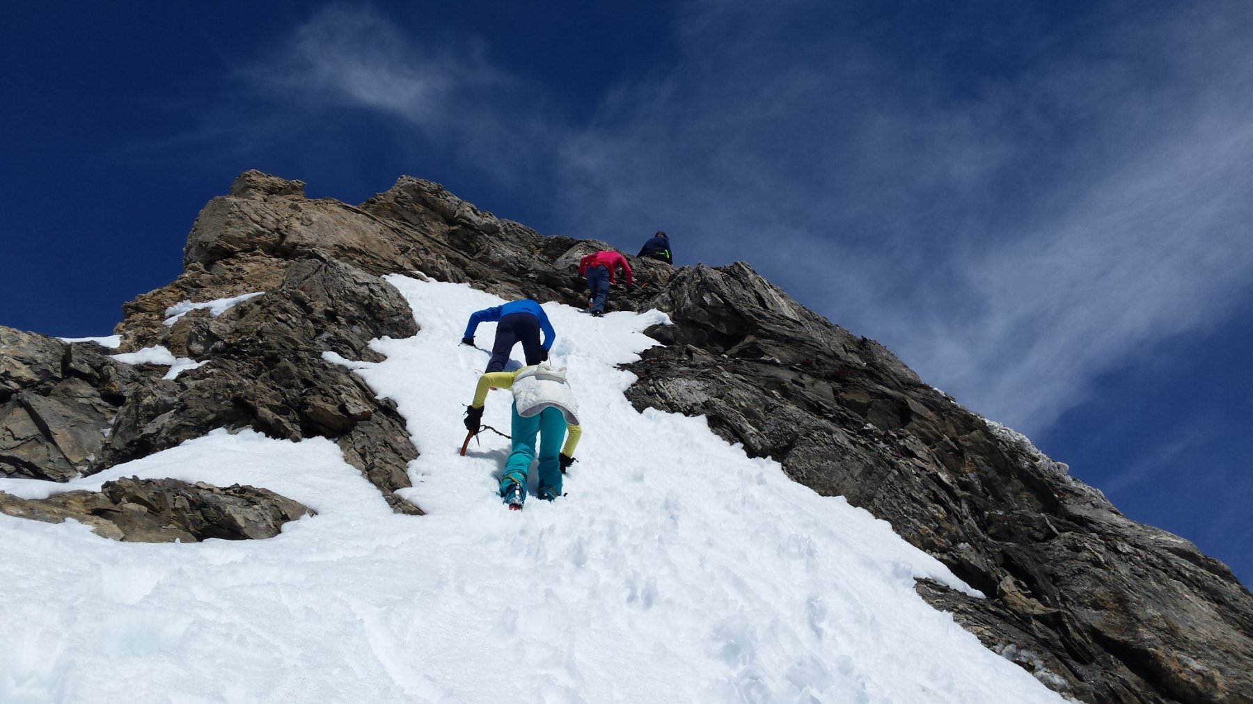 il breve tratto a piedi