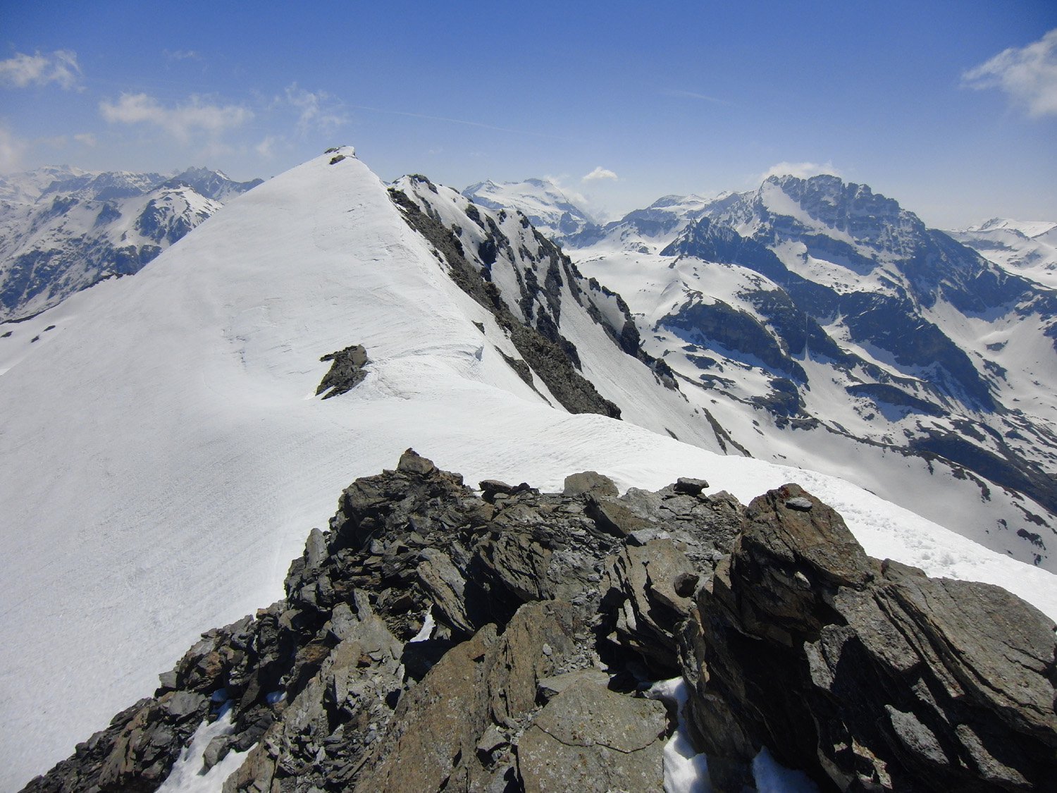 Dalla vetta verso l'Etiache