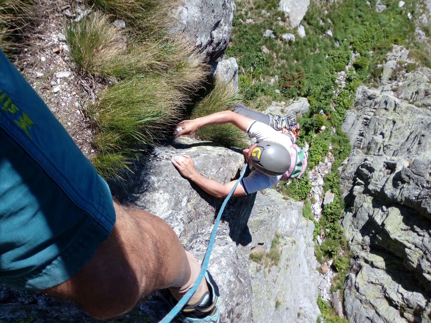 ultimo passaggio prima della I sosta