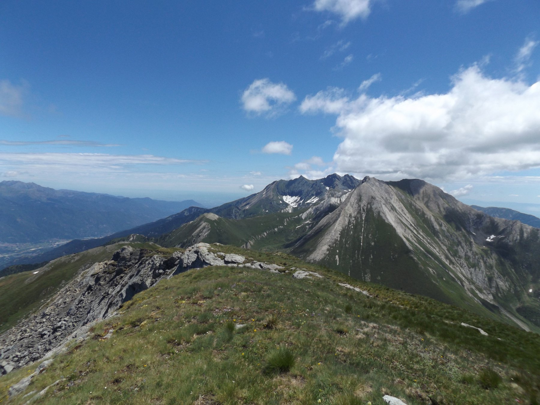 Cima Fattiere con in fondo la cima Francaise Pelouse