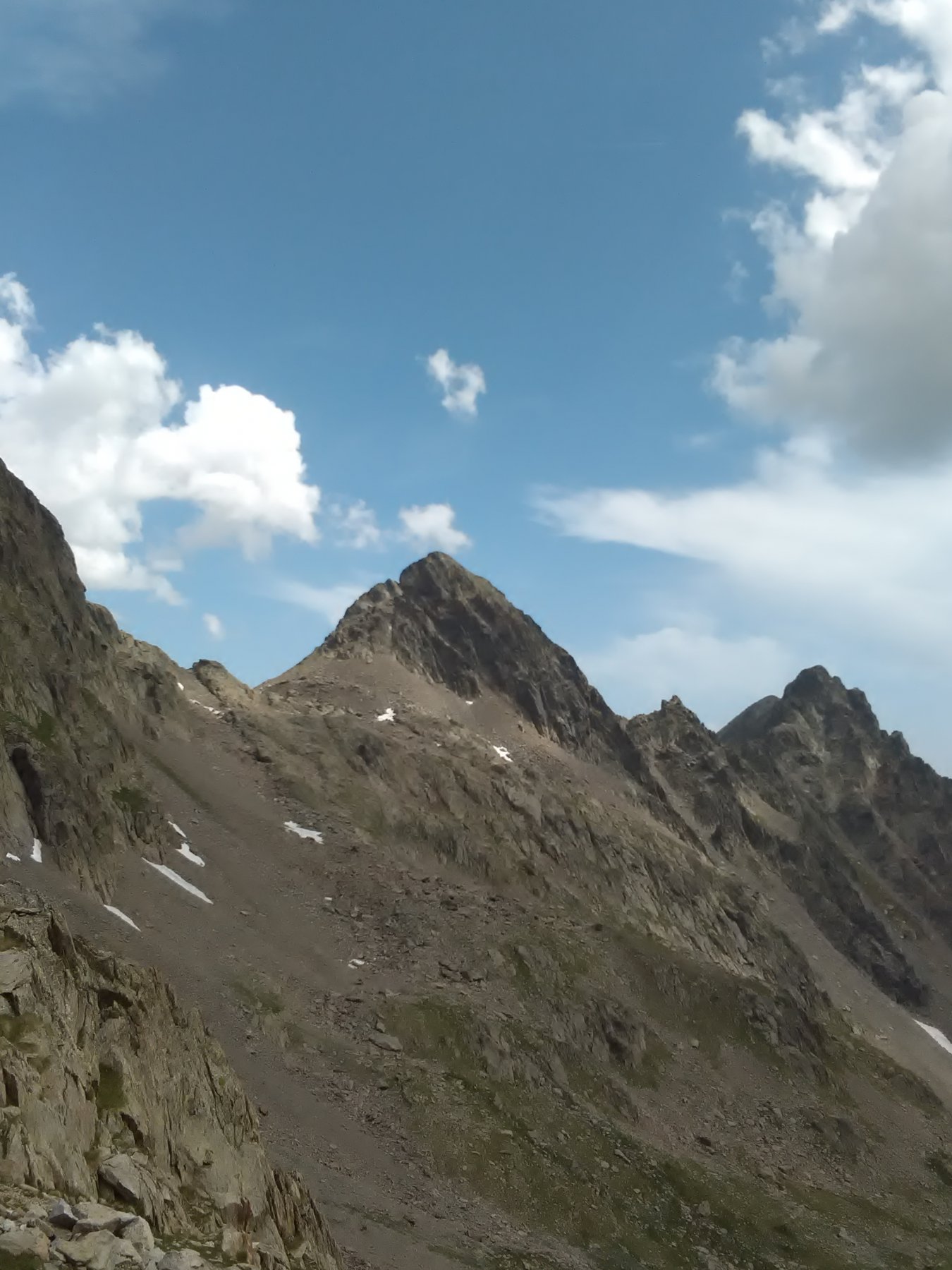 La cima dal Colle Est del Mercantour