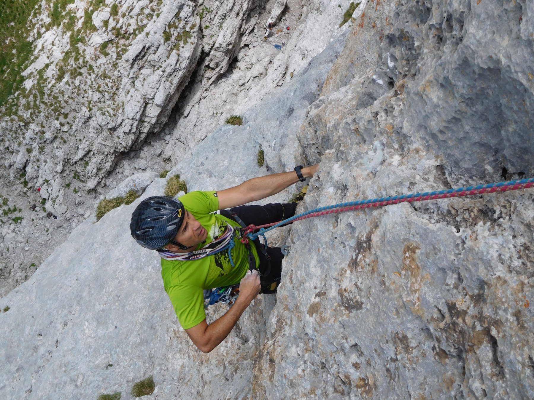 Lo strapiombino finale della L4