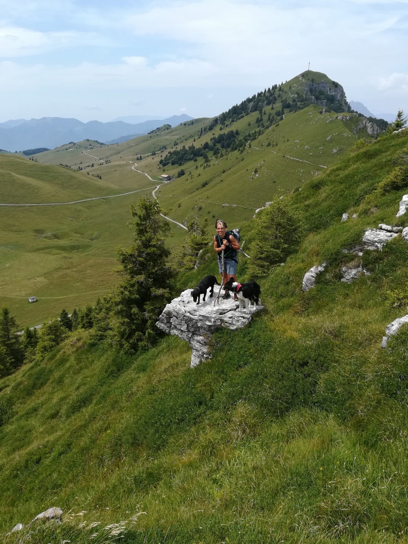 Crinale Montagnina. Dietro il Formico