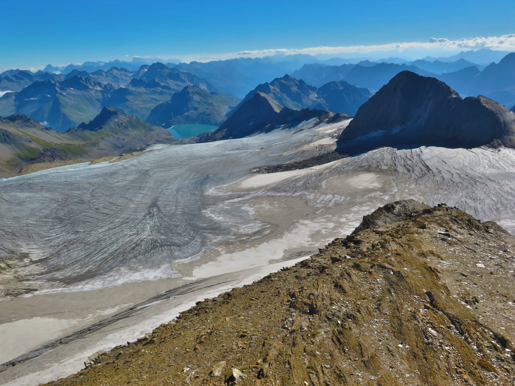 ghiacciaio e lago Griessee