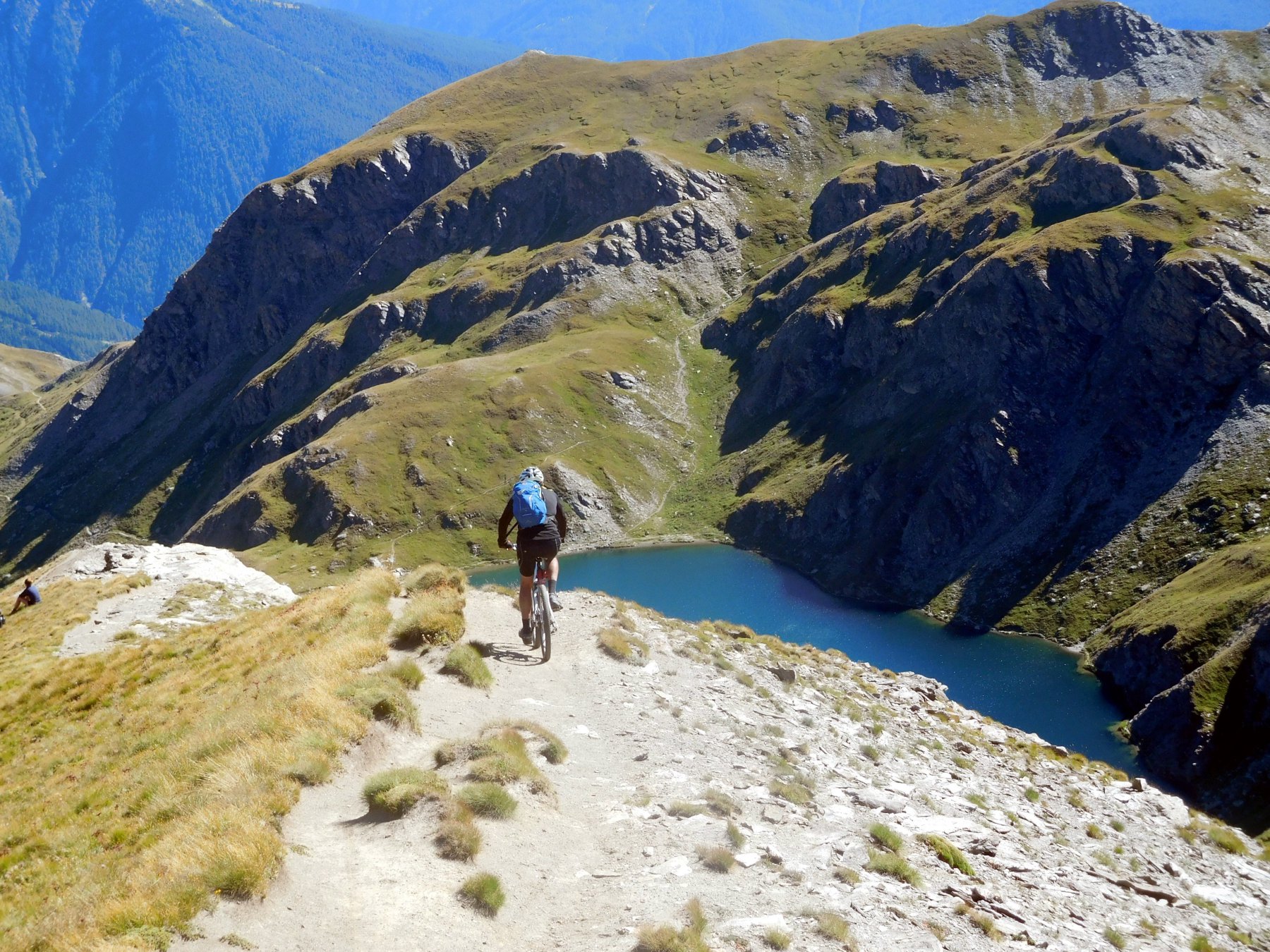lago le Grand Laus in vista