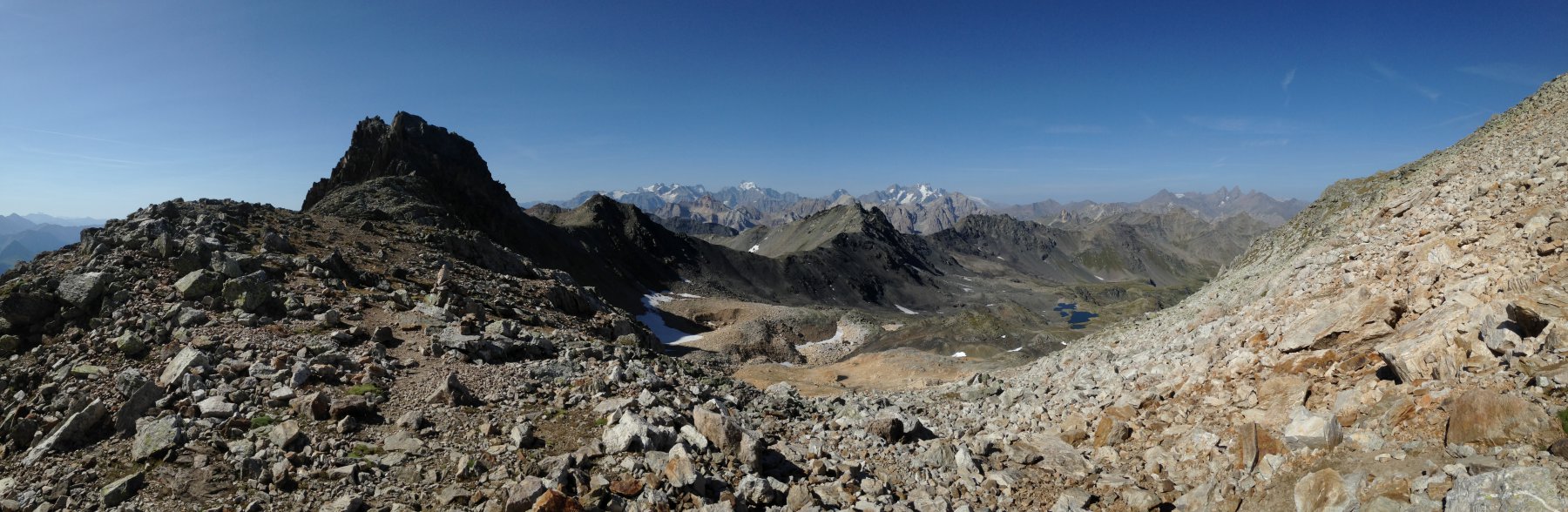 Vista dal col de la Chapelle 