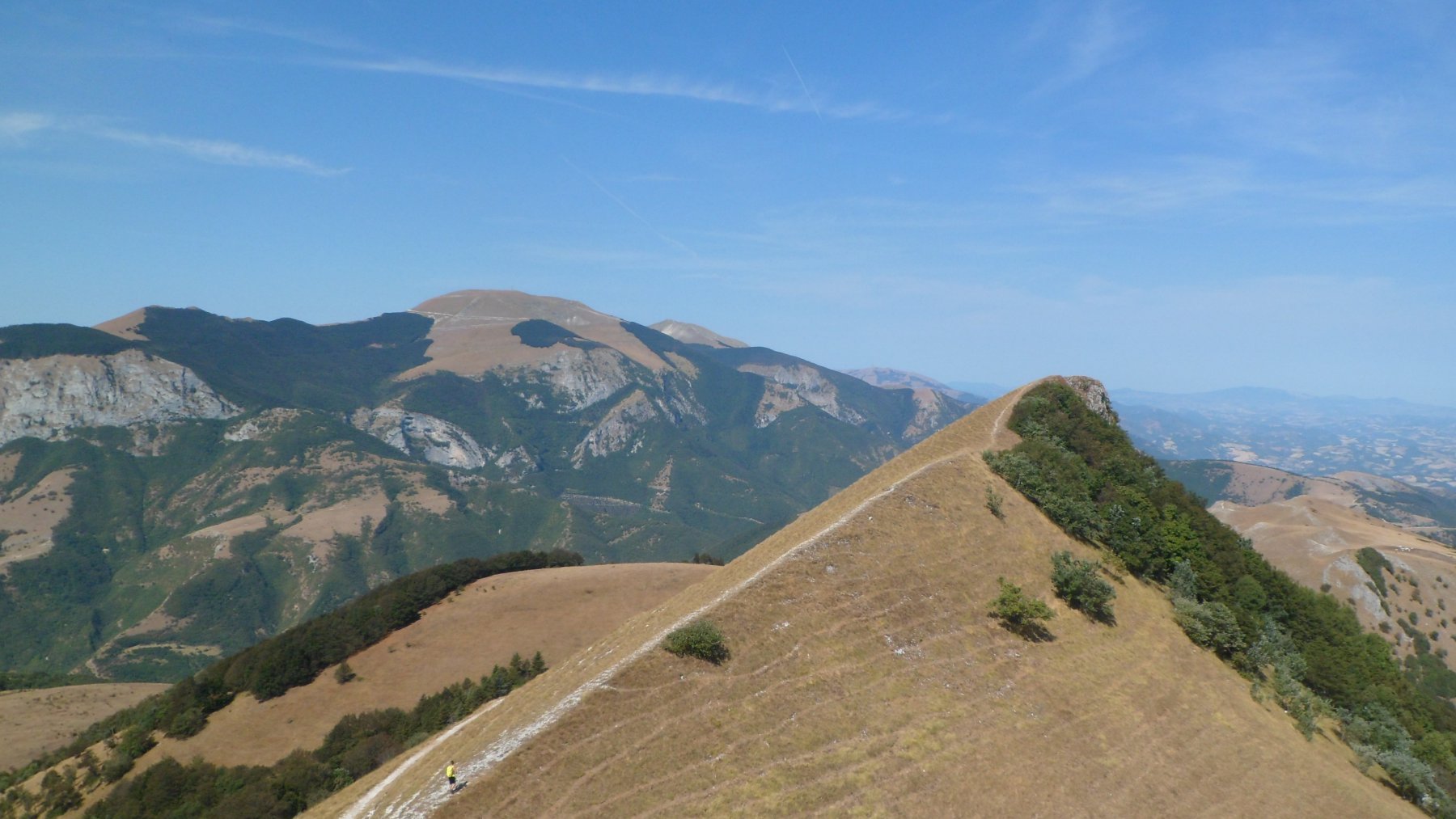 Monte Catria e Acuto dal monte Stega