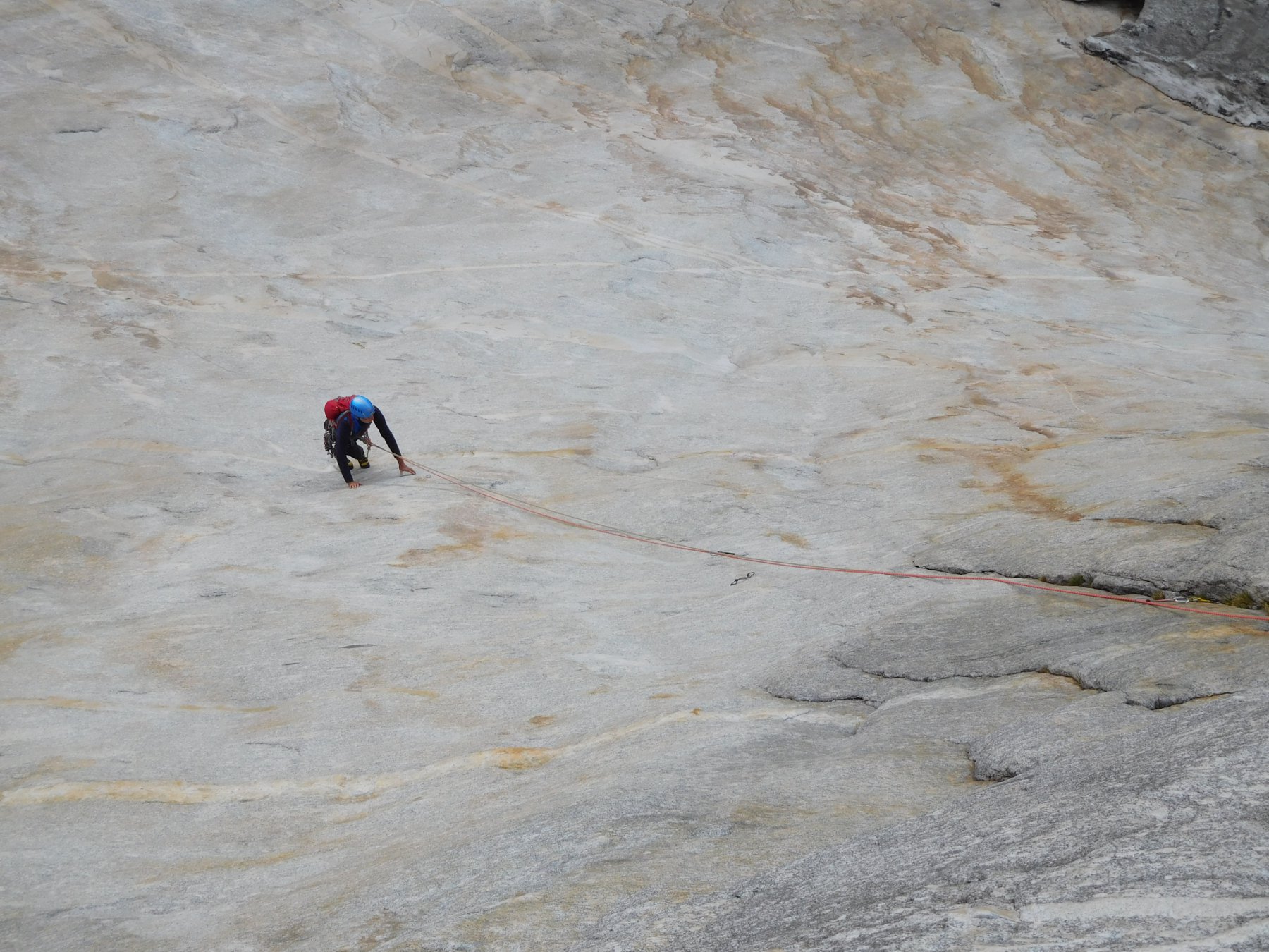 Poco prima del passo chiave della L1