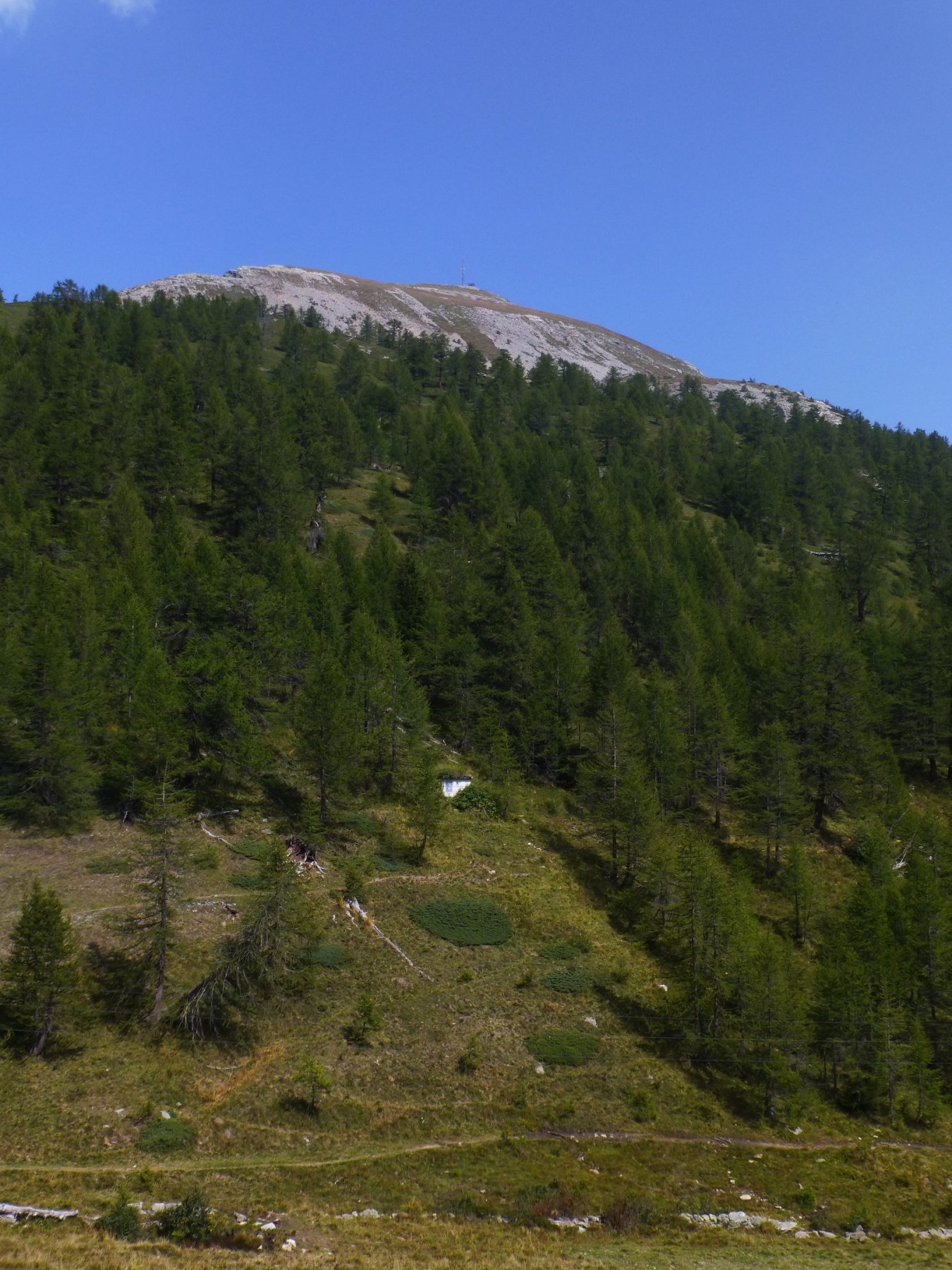 La cima vista da Furggu