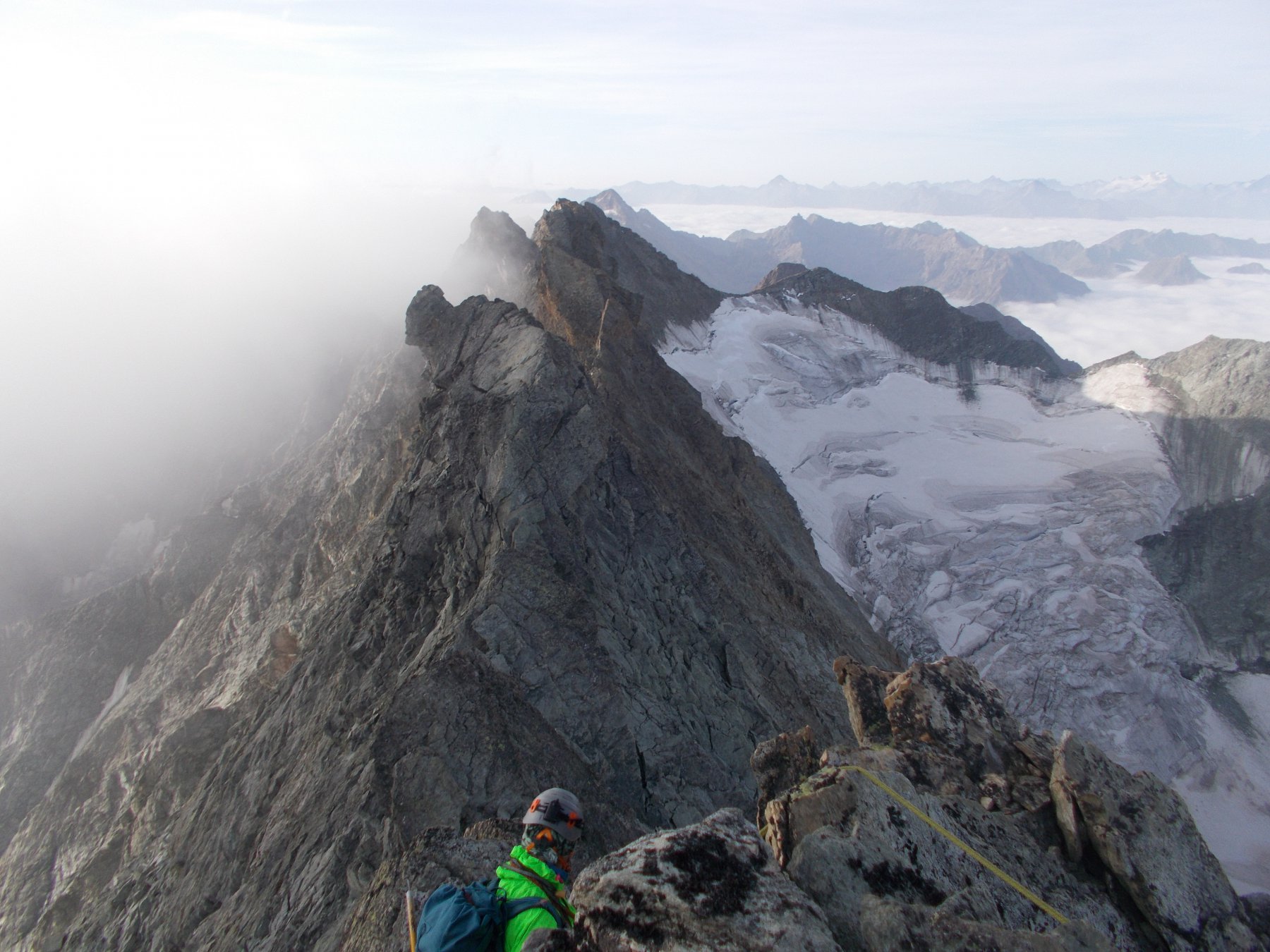dalla cima nord a sud..l'intera traversata..