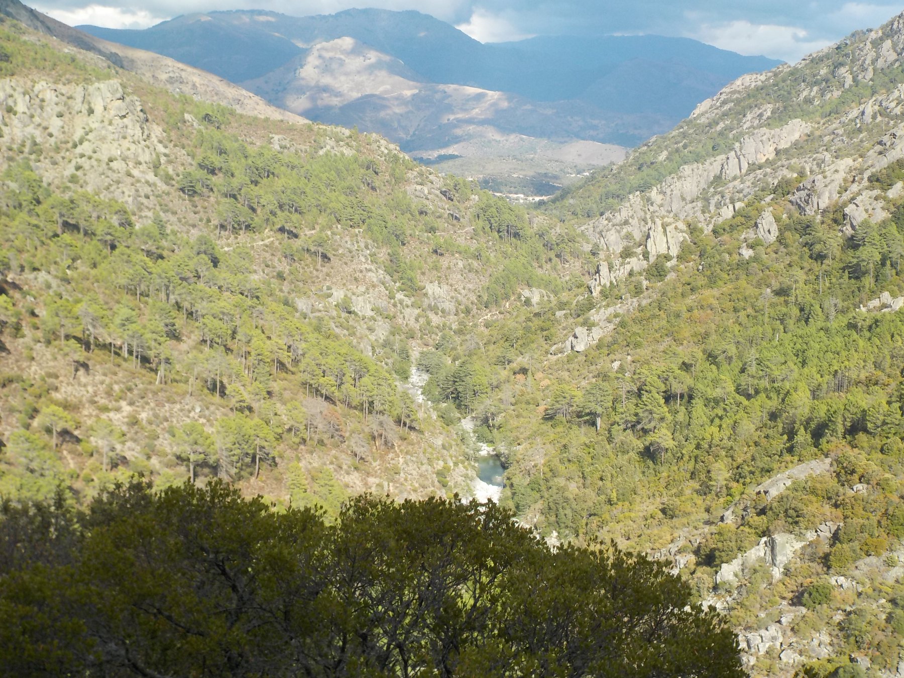 Usciti dal canyon, meno di un'ora da Corte