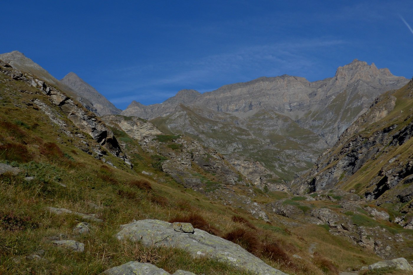 Poco dopo la partenza, dal Rocciamelone alla Punta del Fort