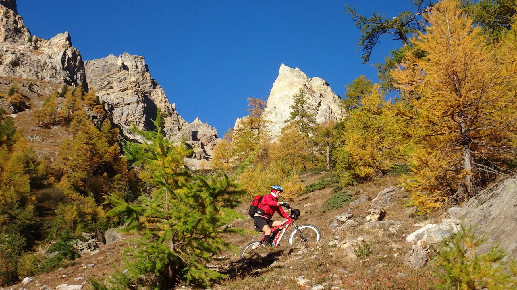 appena arriva il sole verso i 2000m ti ritrovi nel pieno dei colori autunnali
