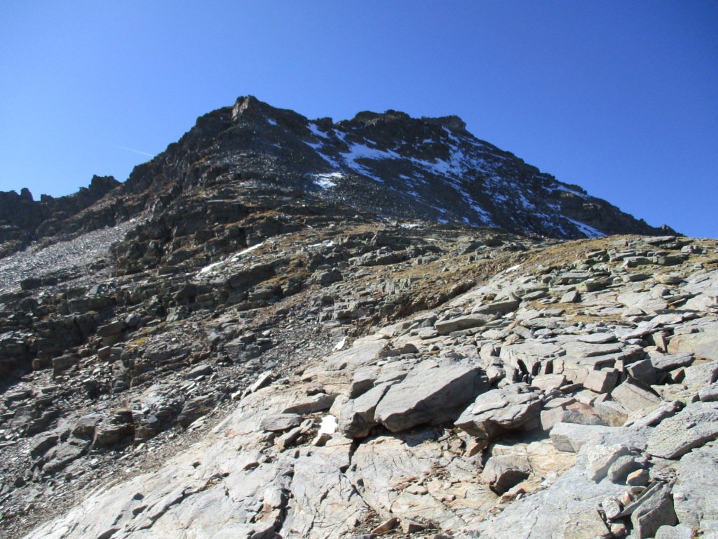 la spalla di discesa