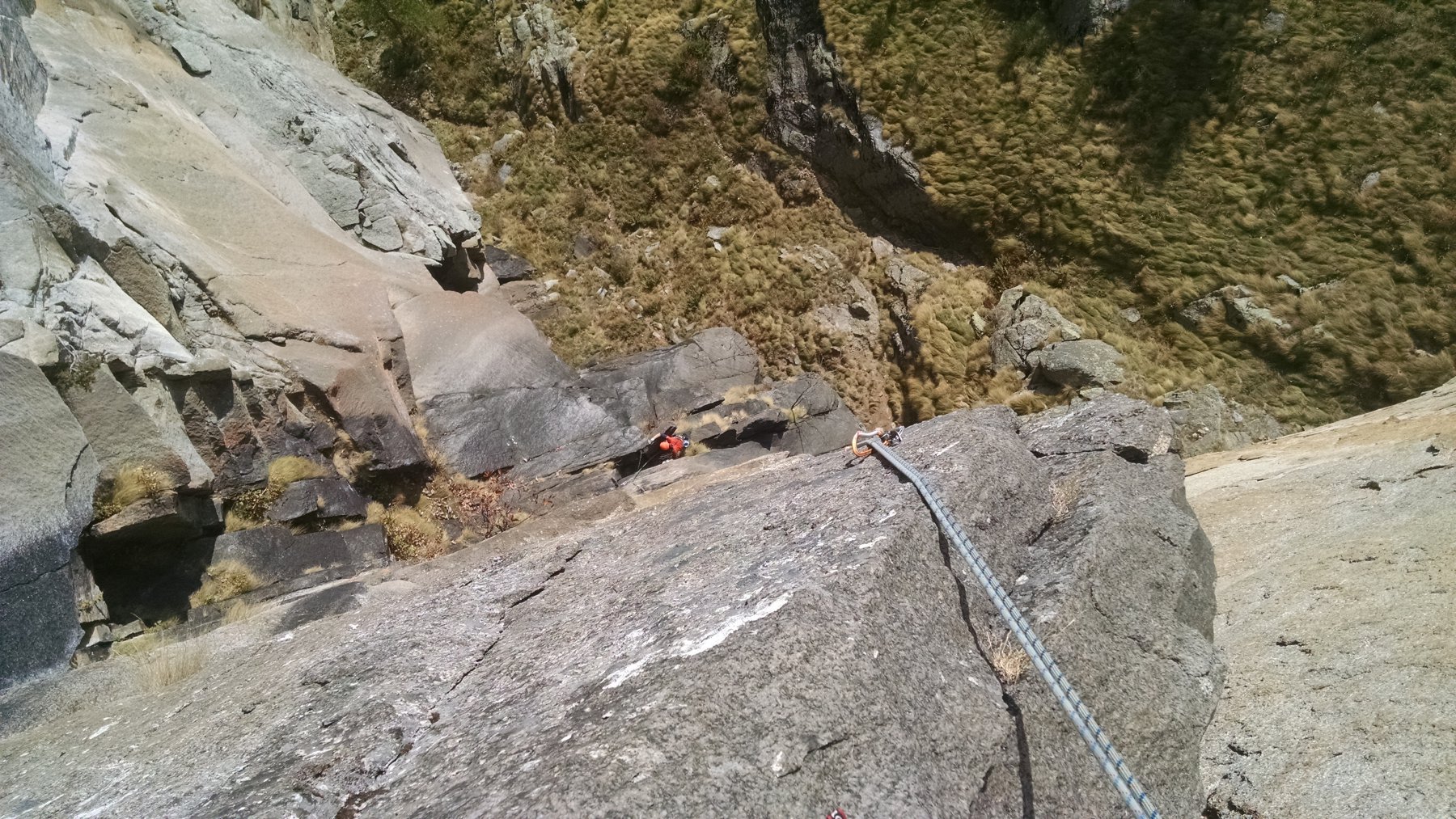 dalla sosta del secondo tiro (6c)