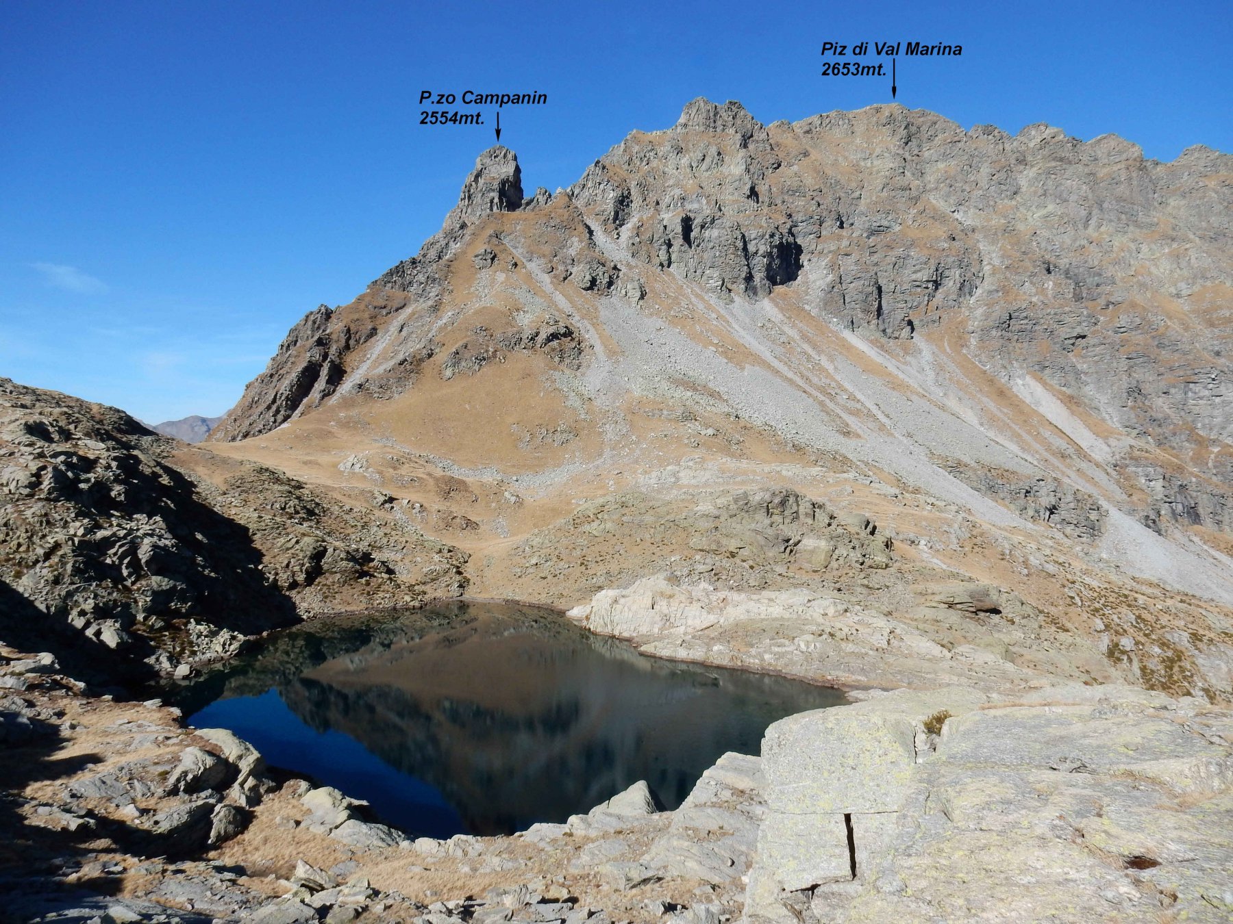 Lago di Caprara 2280mt.