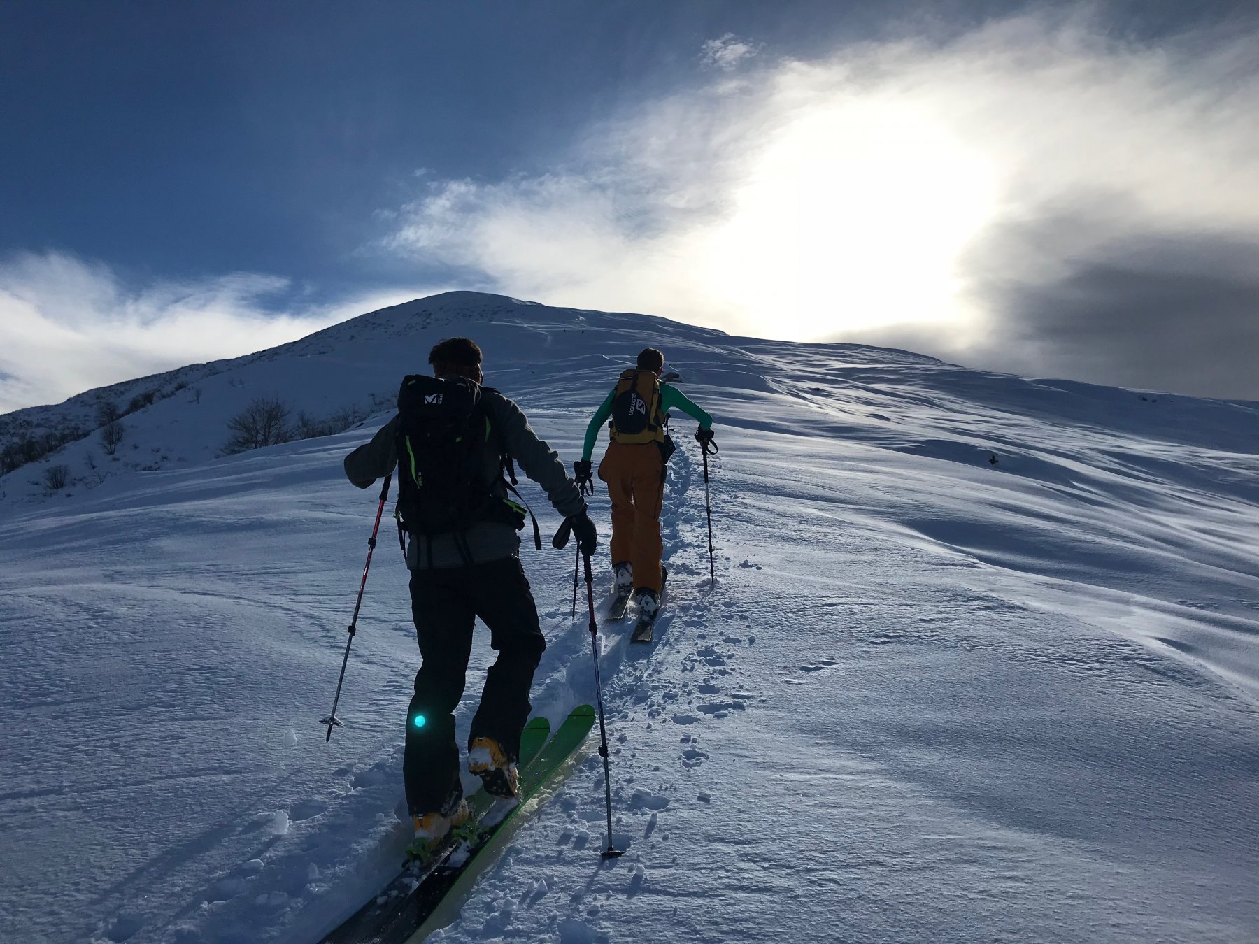 Salendo lungo la dorsale finale