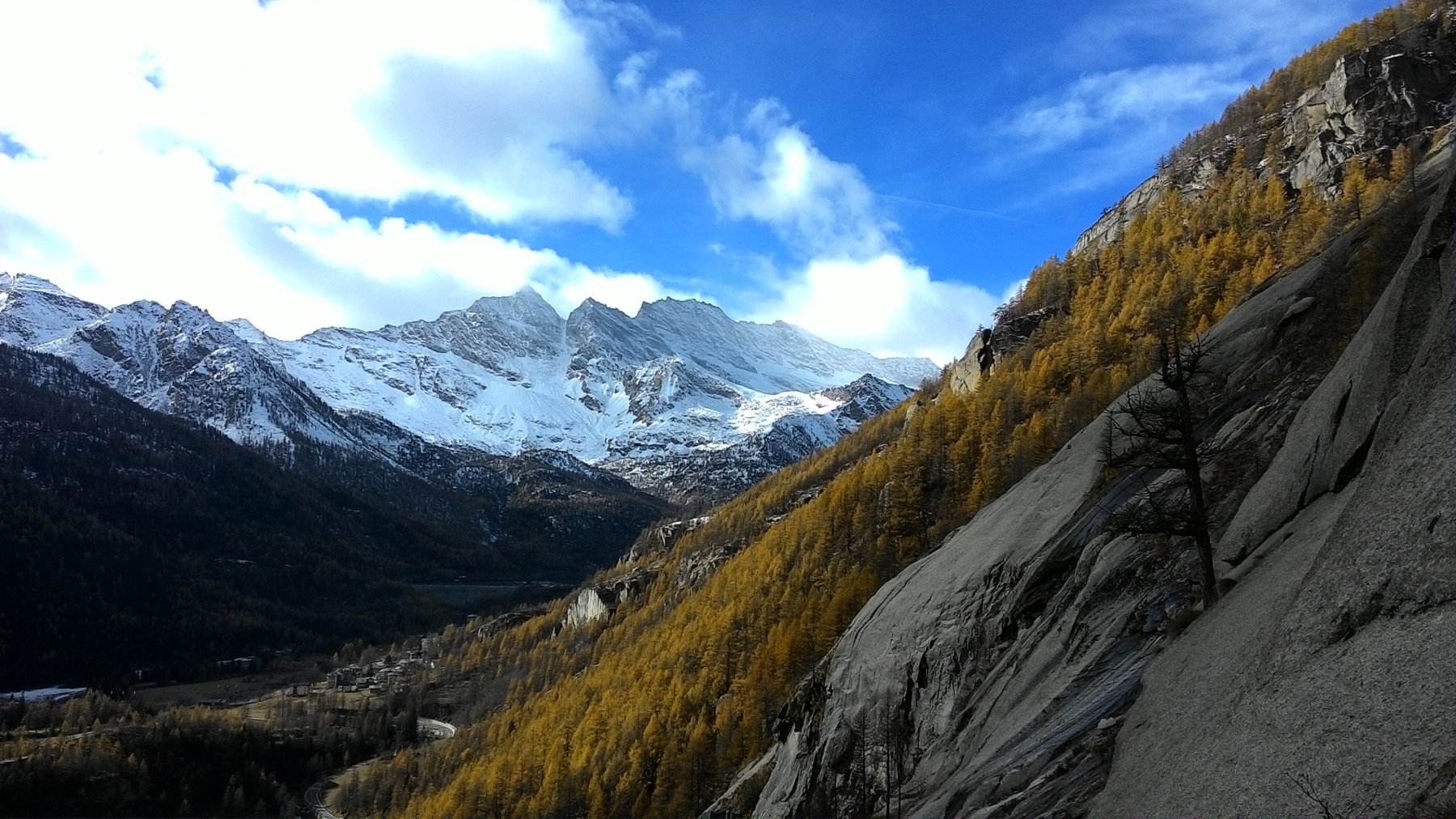 Panorama sul perdu' in veste autunnale