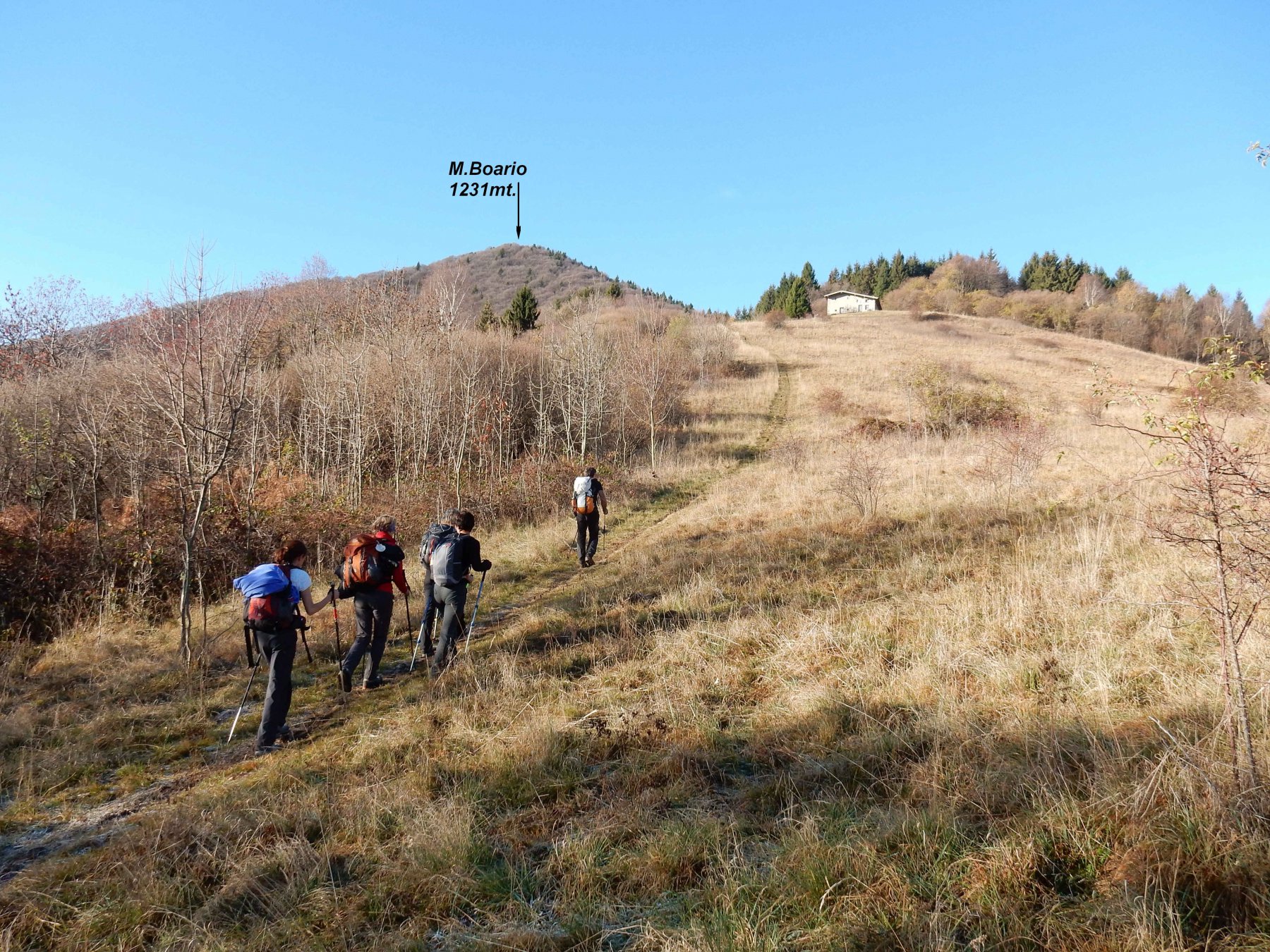 Verso il M.Boario.