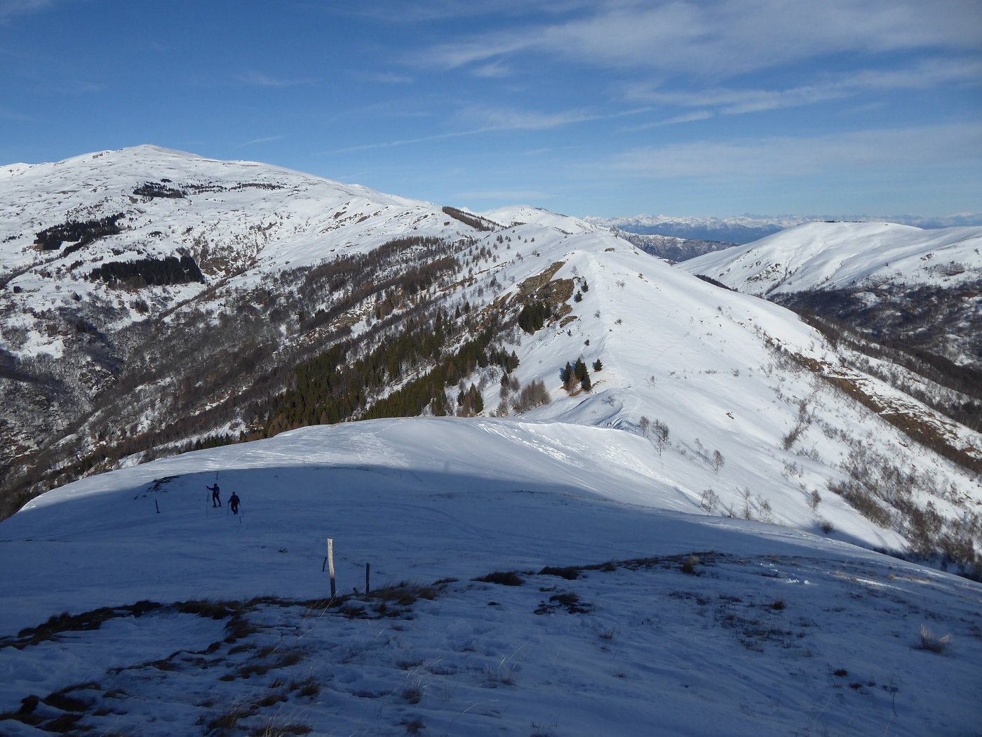 Scendendo dal Ricordone.