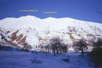 Mte Creusa e Cima Giosolette visti da Est