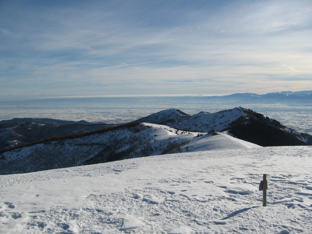 Panorama verso la pianura
