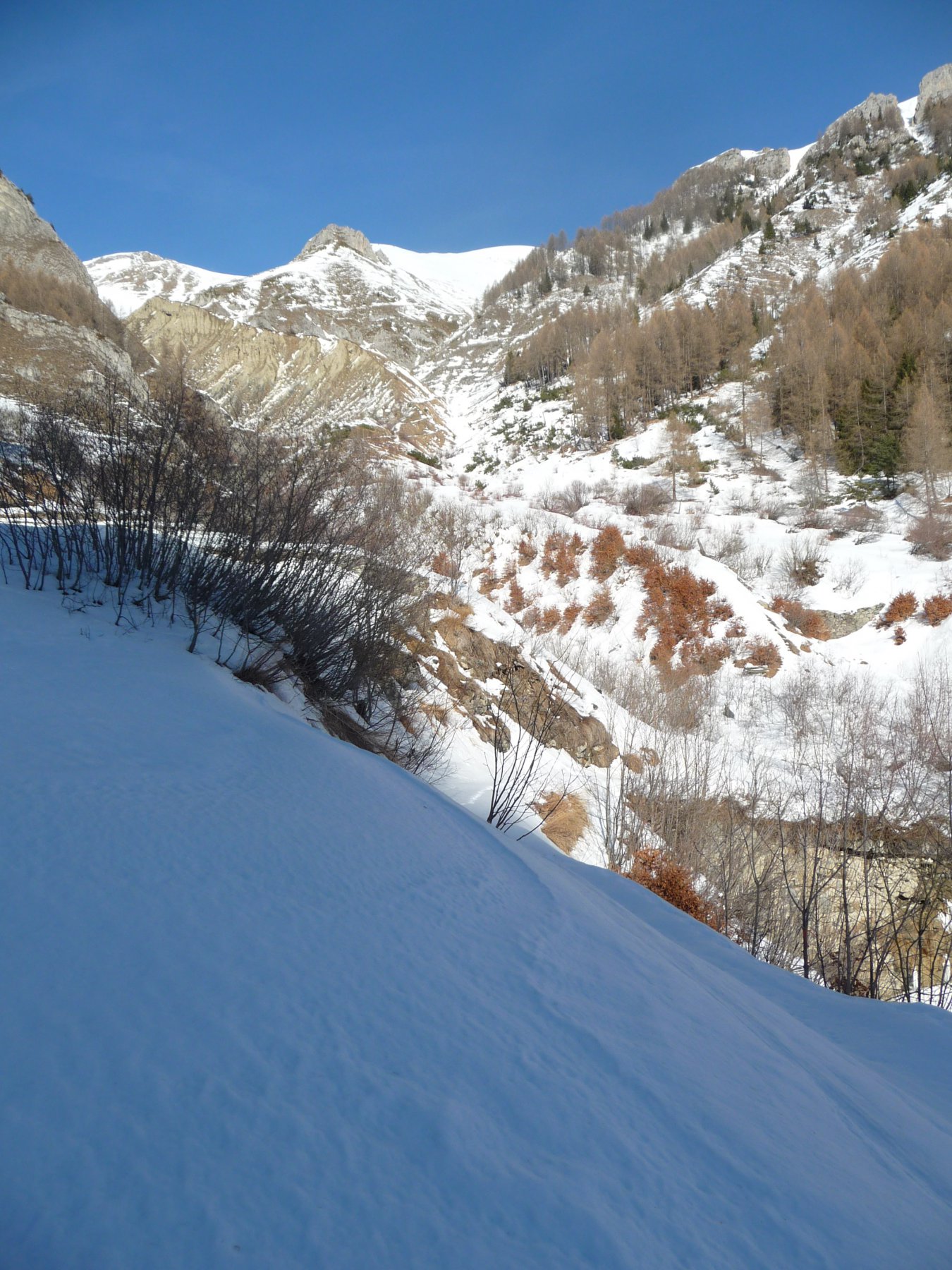 Vallone di salita al limite
