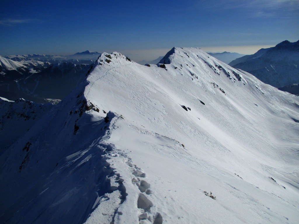 monte Segnale ormai alle spalle
