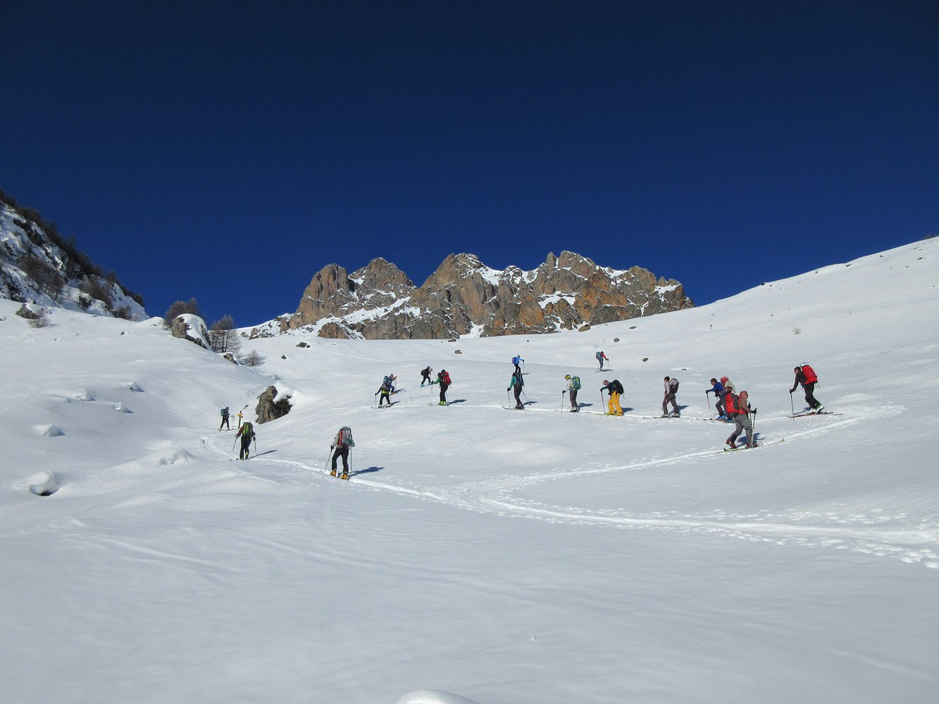 pendii sopra il rifugio