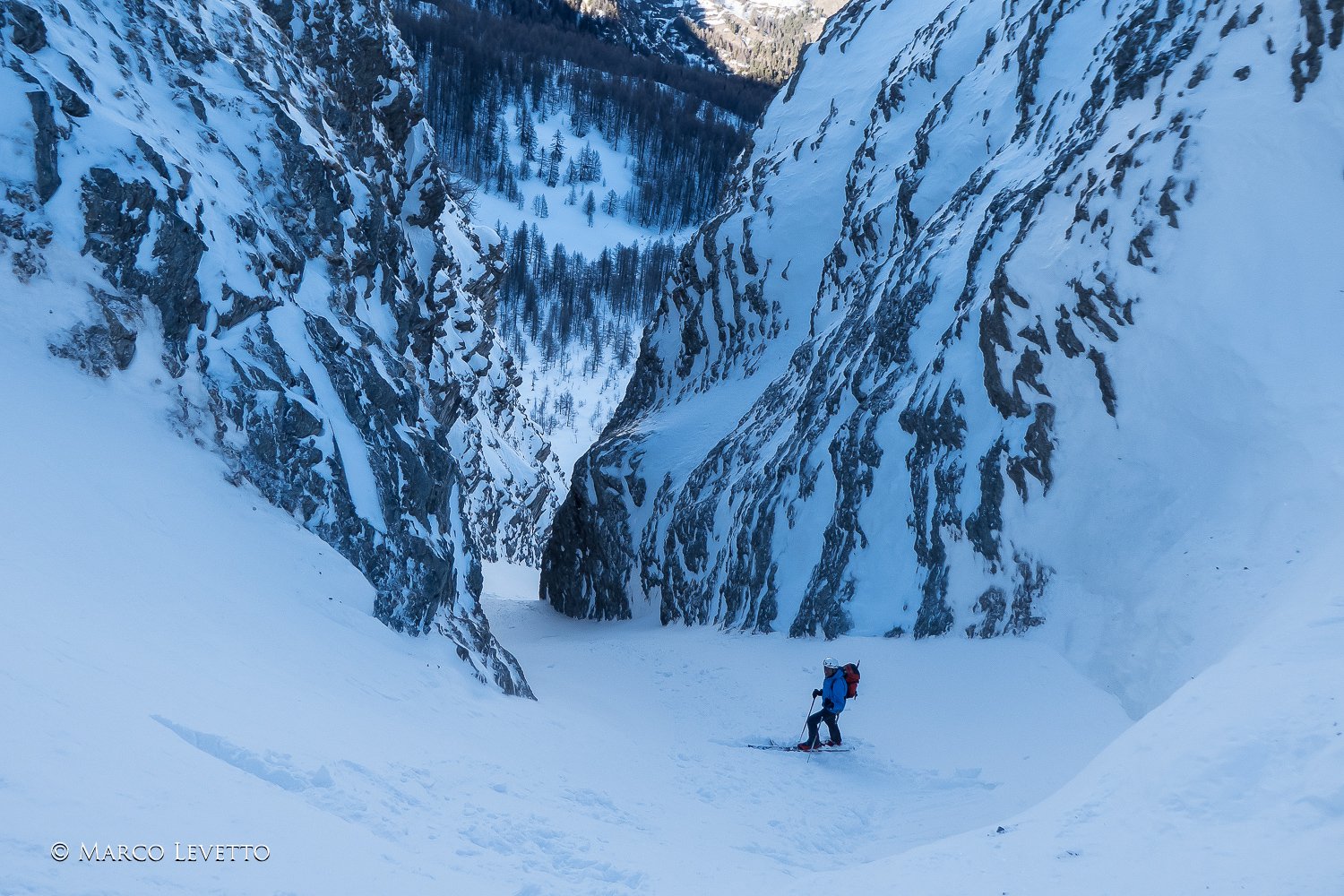 L'imbuto finale prima della conoide, molto bello e caratteristico