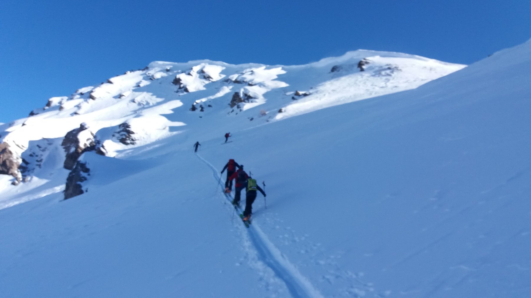 Paesaggio quasi himalayano salendo al colle