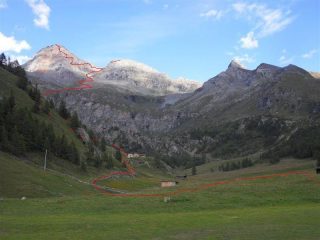 il tracciato da Cheneil