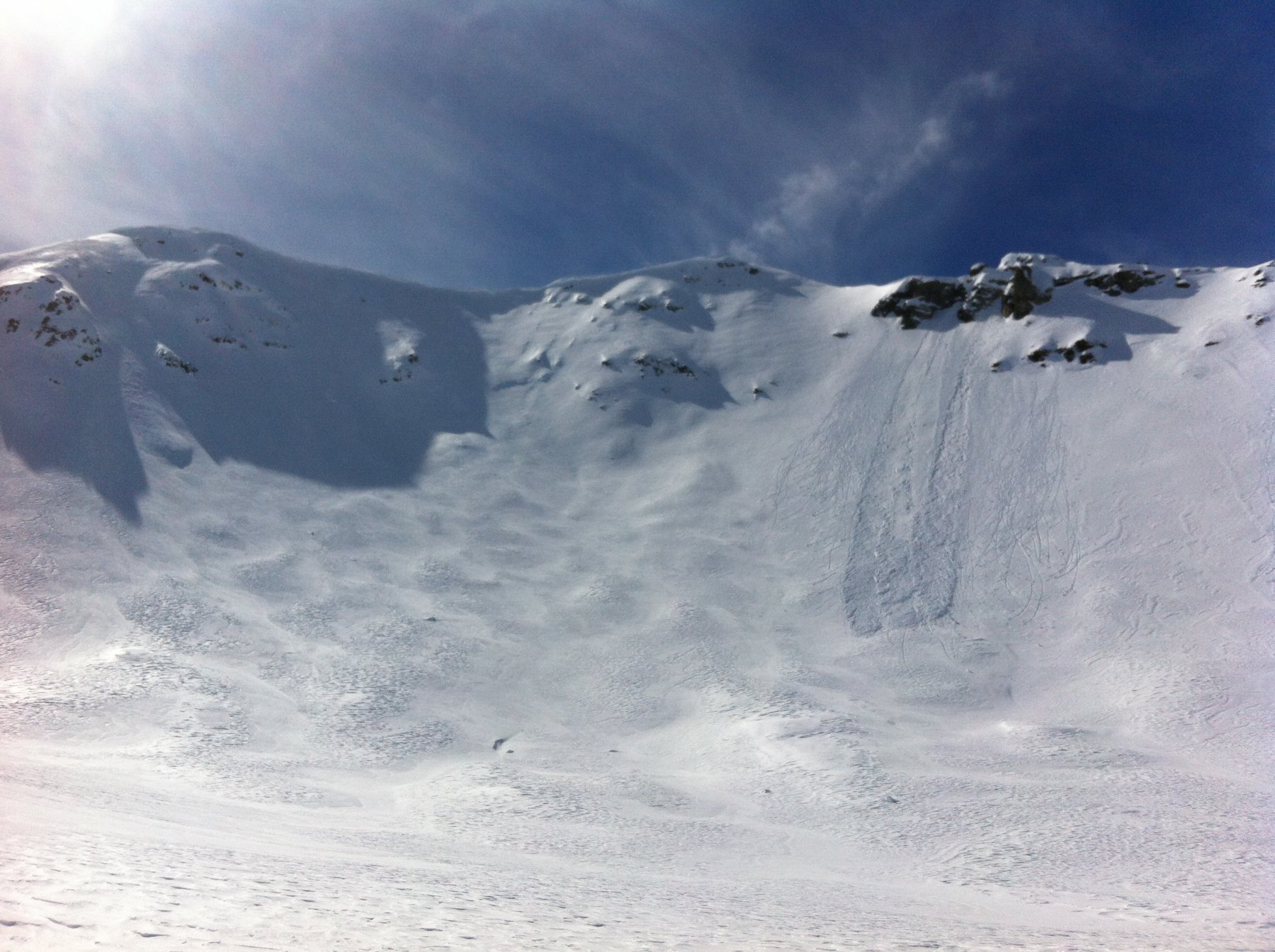 la parete della Cime du Fer 