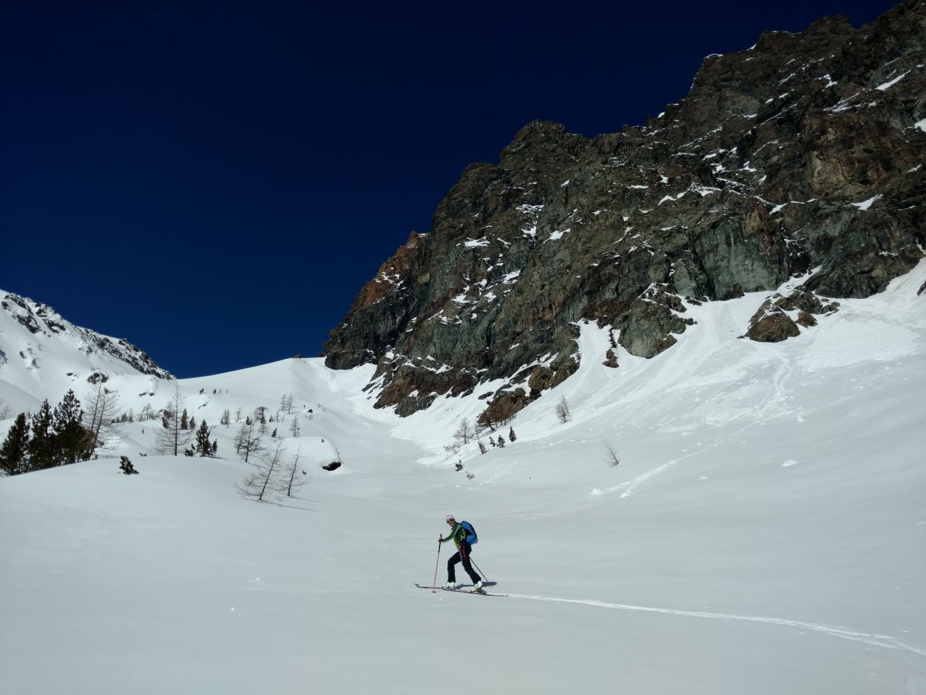 I bei pendii prima del colle