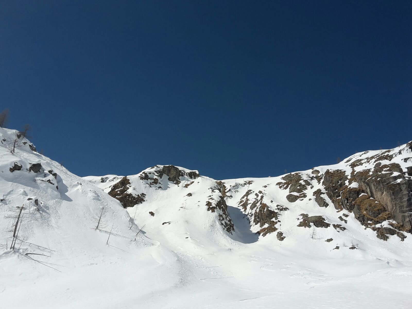 Ingresso del canale tra q. 1900 e 2000