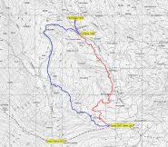 Mappa con le due possibili varianti