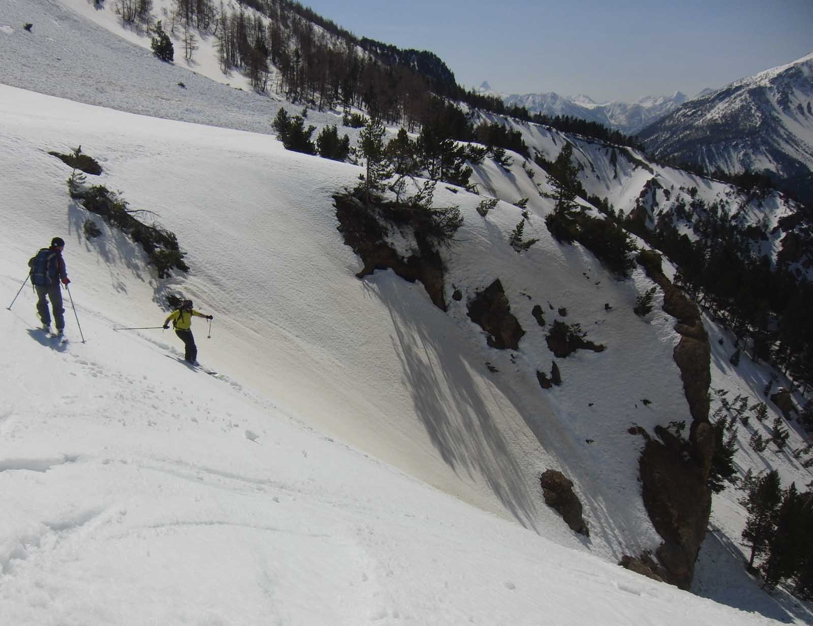 Entrata nel canale dal ripiano