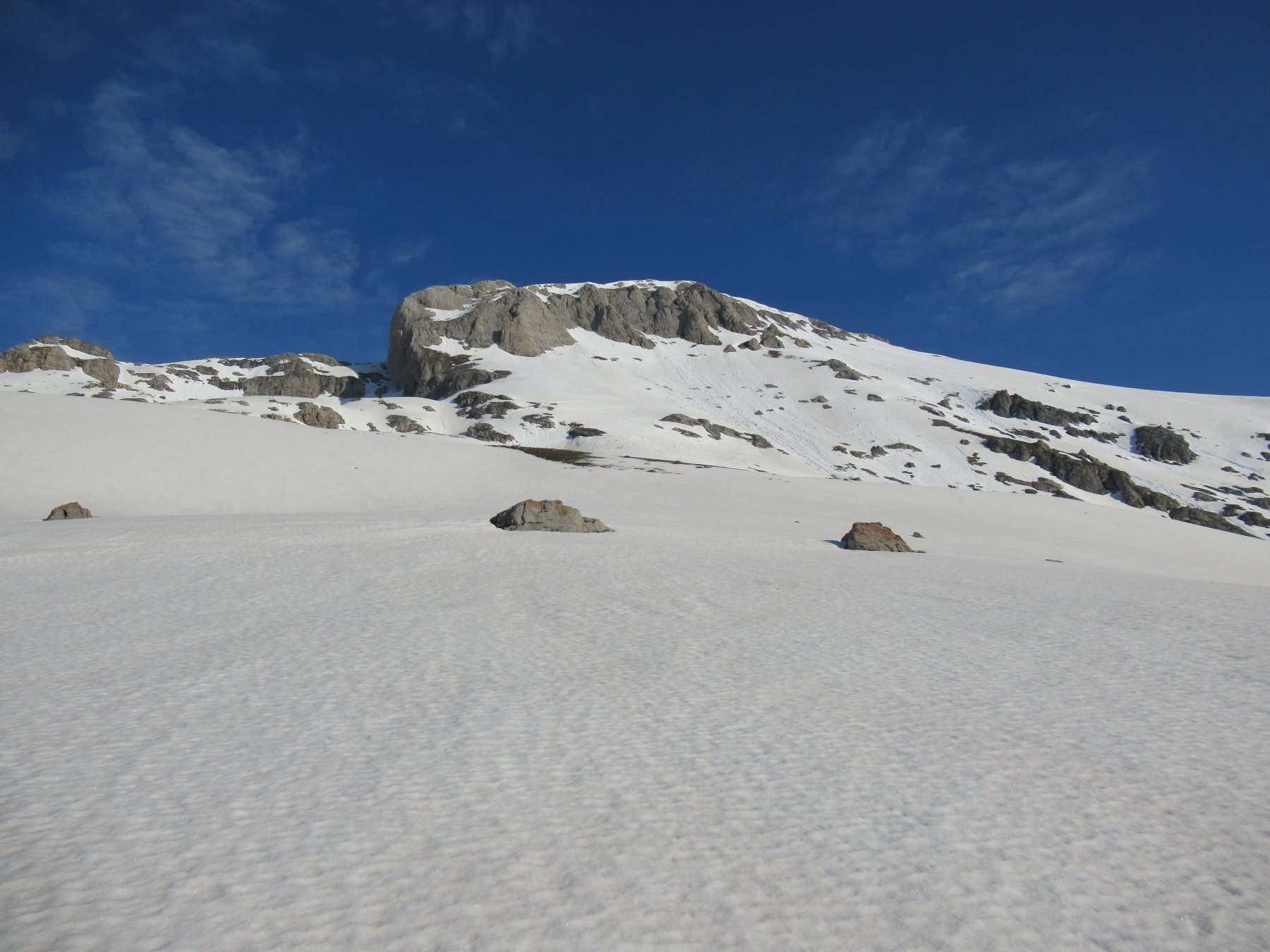 Cima delle Saline e canale sud a sx.