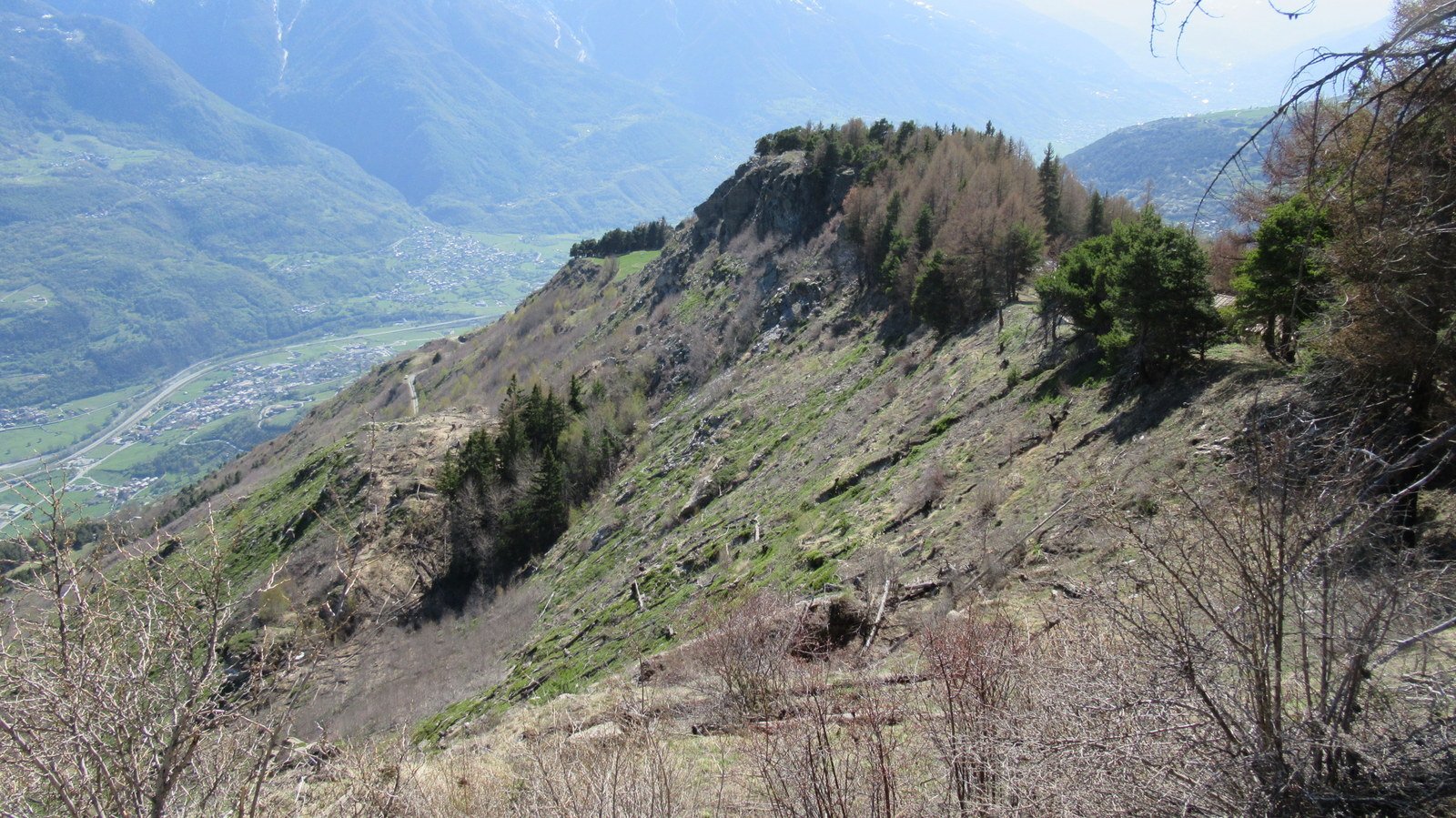 Il Mont de La Pesse visto dall'Alpe La Pesse Dessus