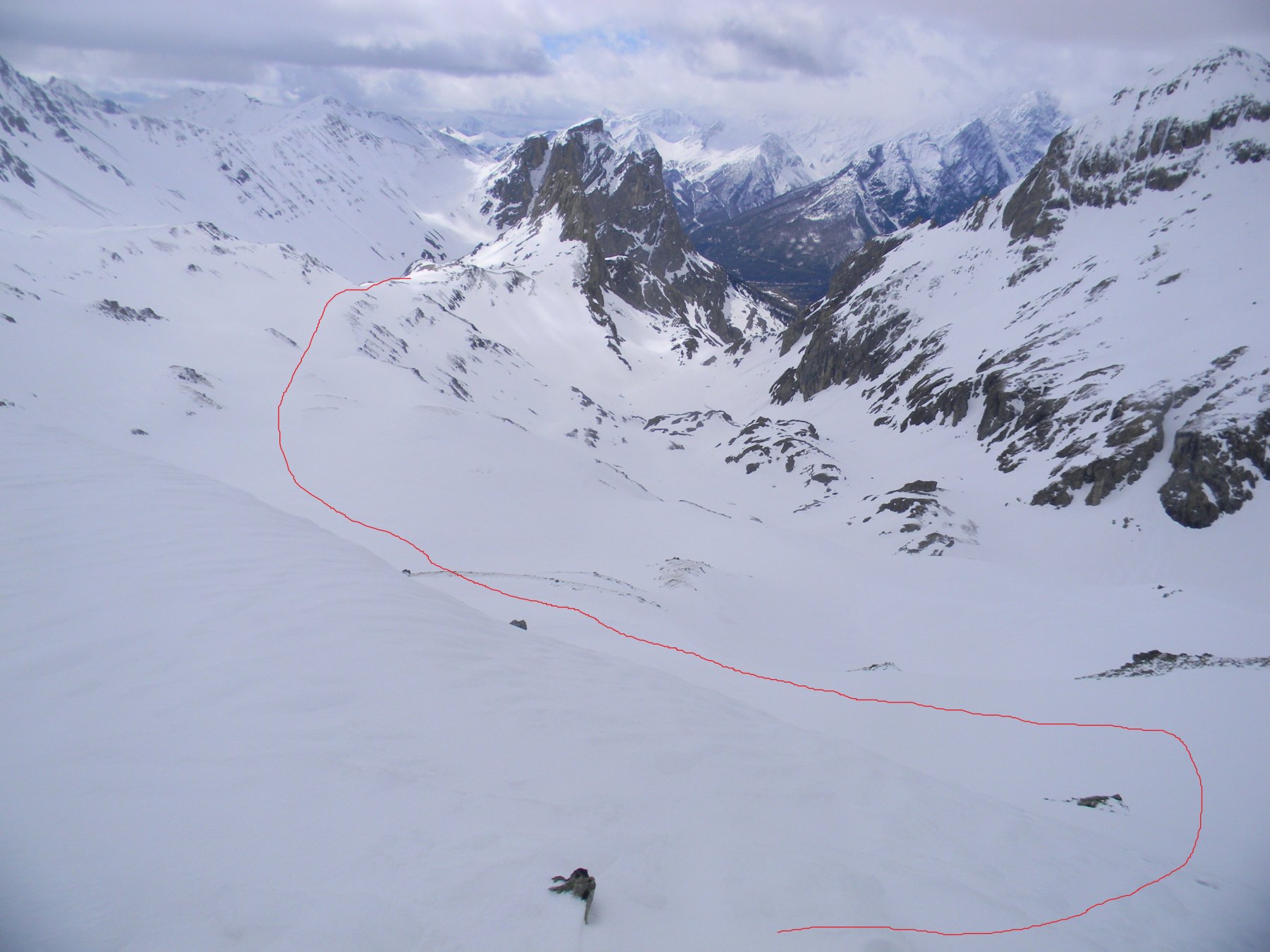 dalla sommità guardo la salita