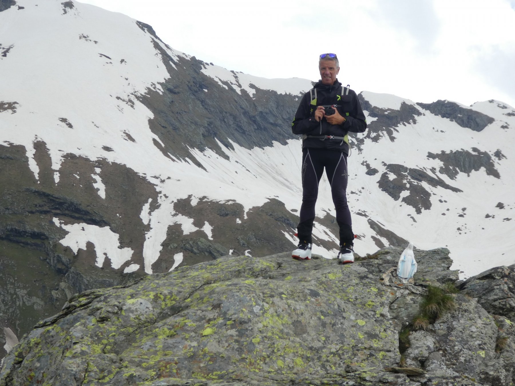Fulvio in punta a Rocca Ciarva