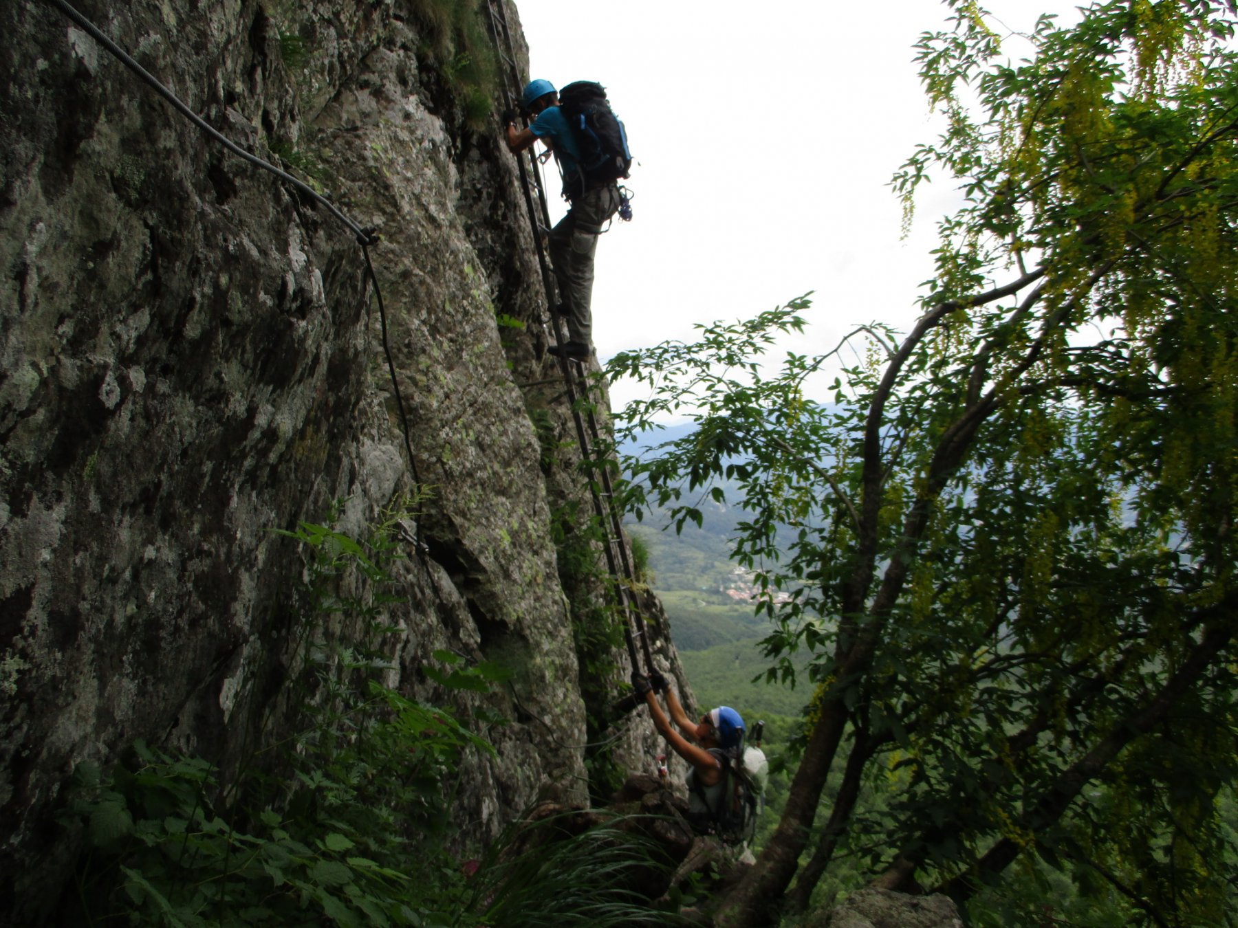 Scaletta finale Ferrata Mazzocchi