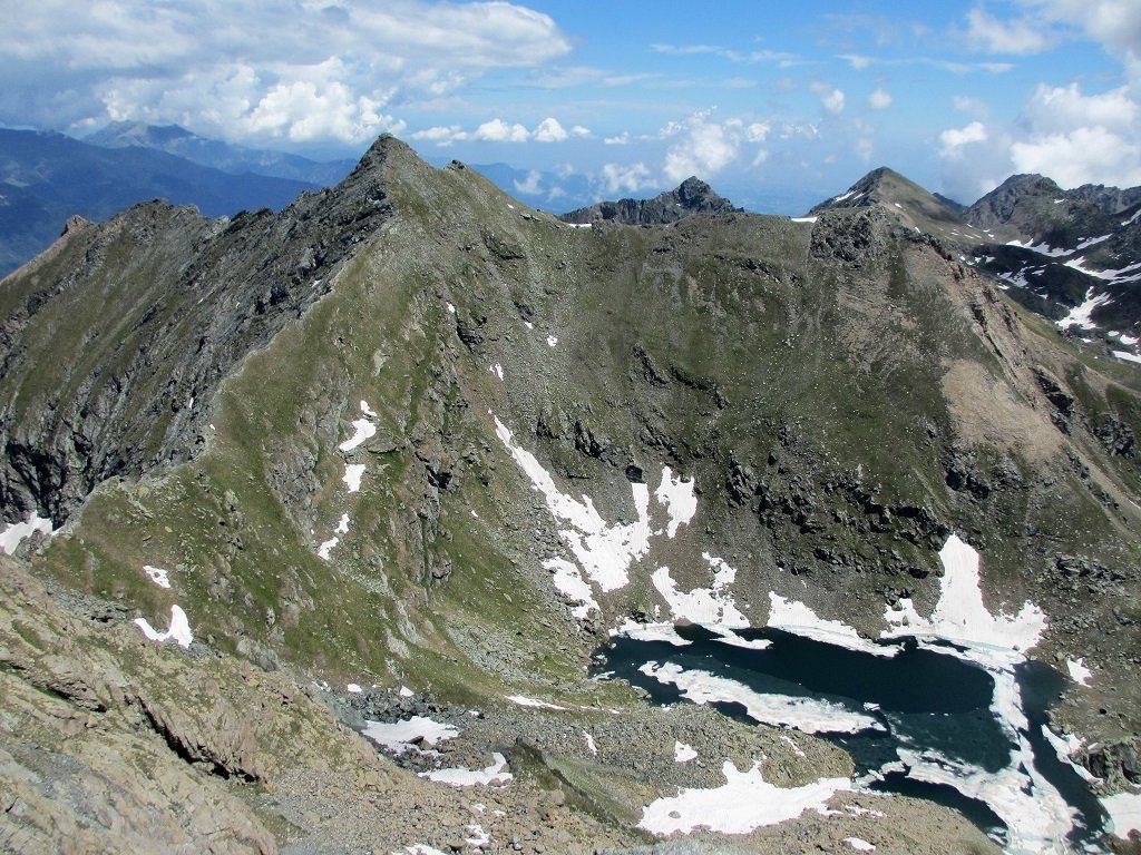 Lago Ciardonnet, punta Rocca Nera e Gavia