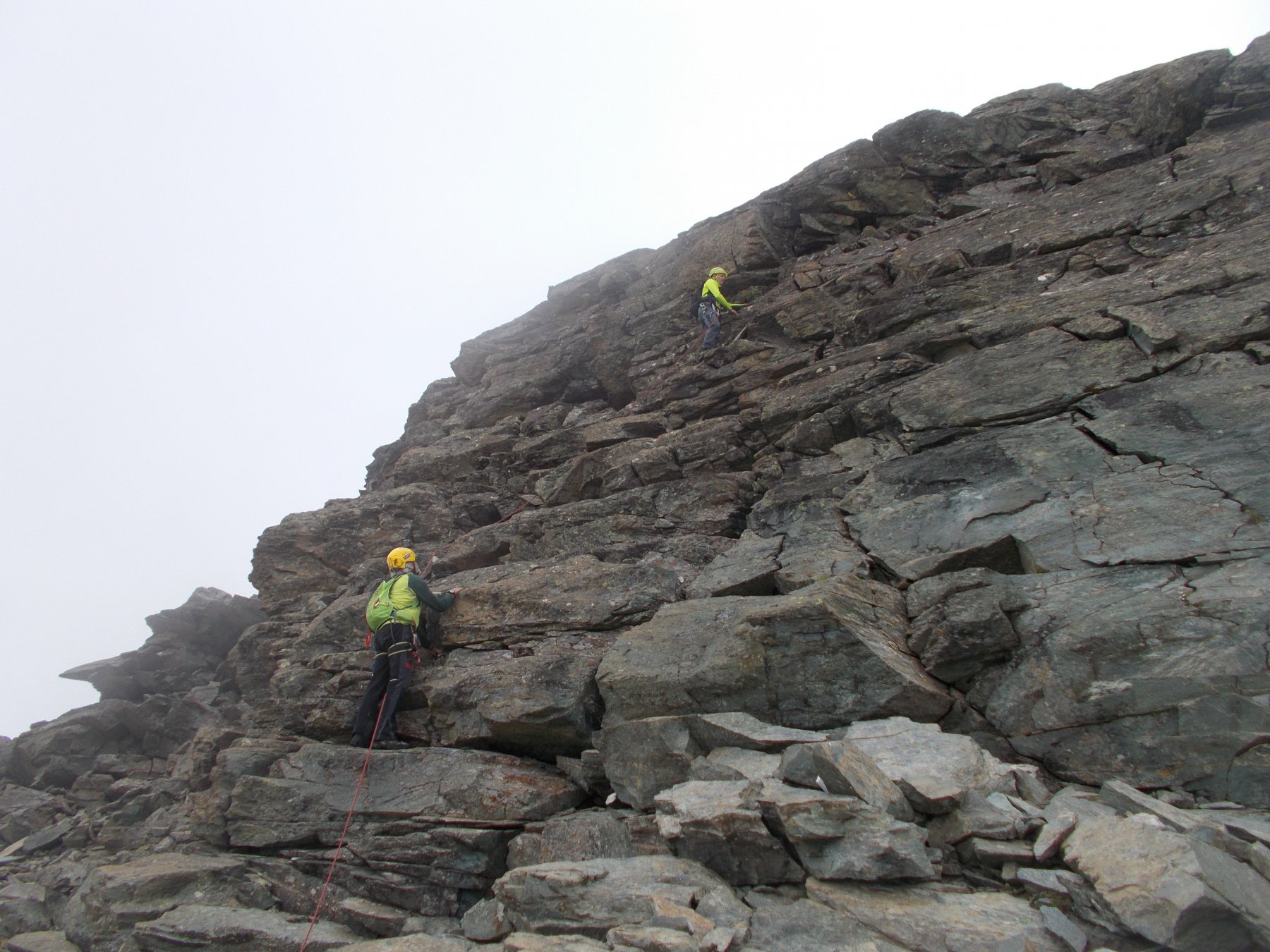ultimi passaggi ormai in piena tempesta..