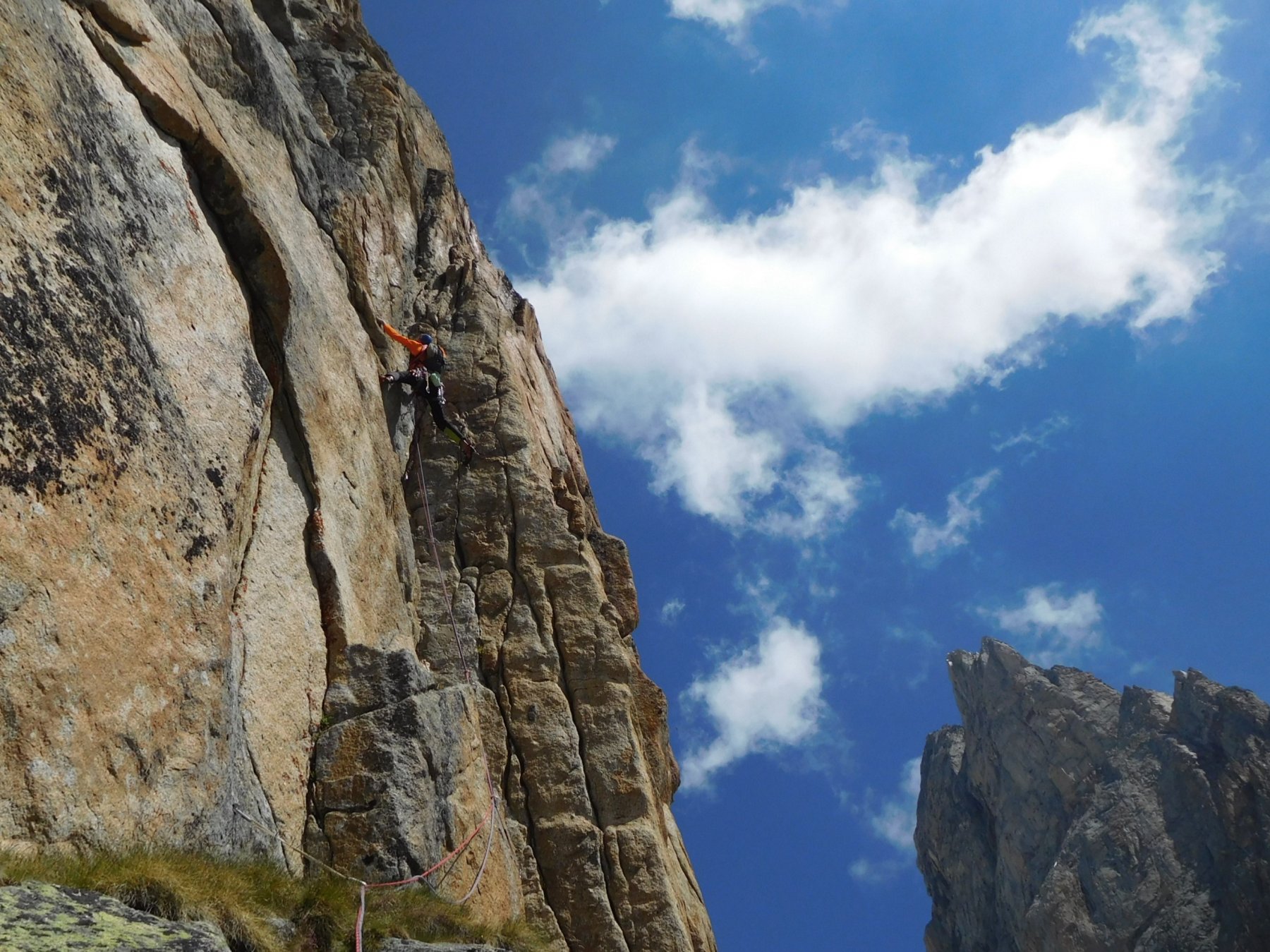 Michele impegnato sulla L7.