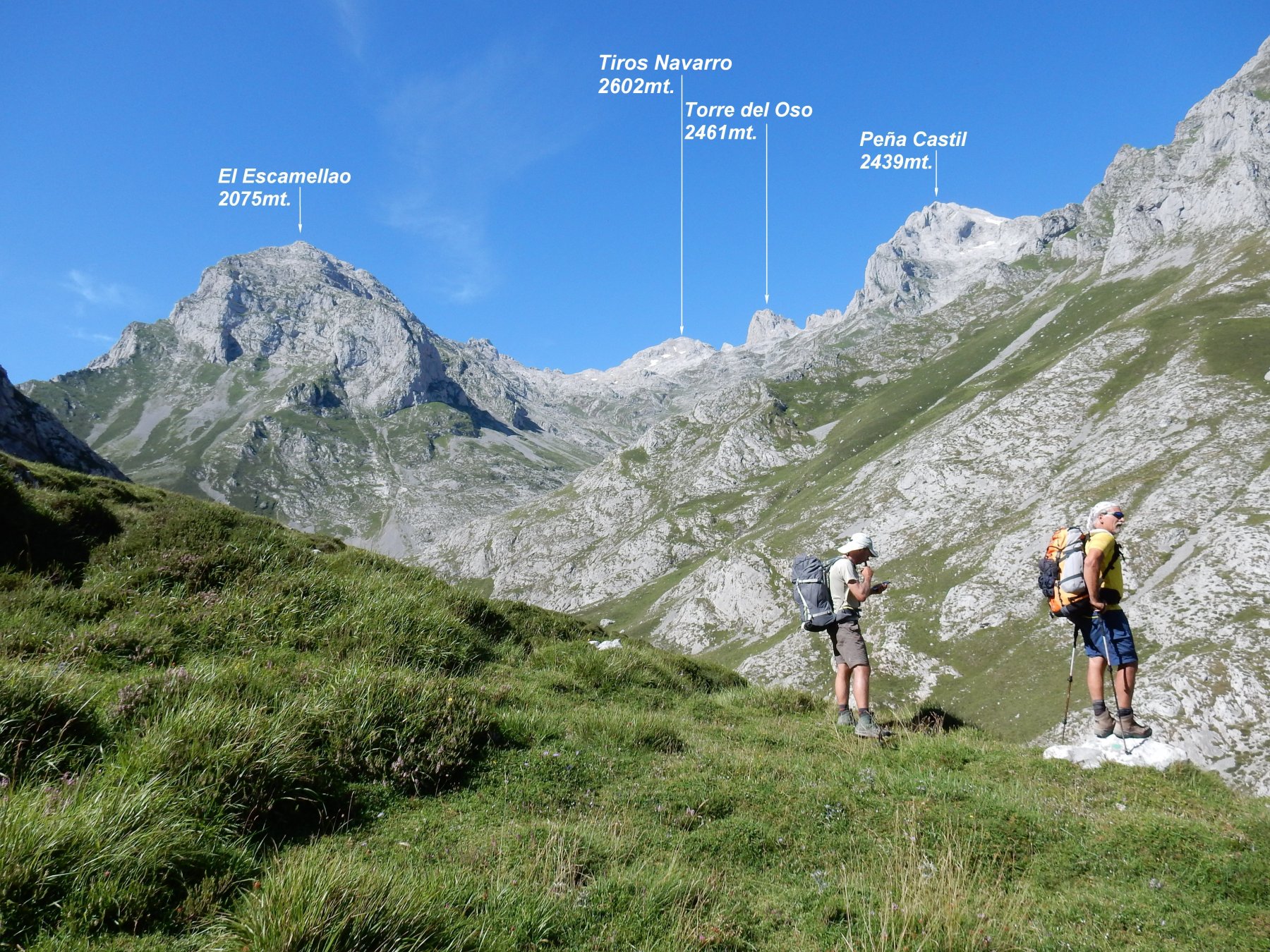 Con cartina alla mano cerchiamo l'ingresso per il Canalon del Jidiellu.