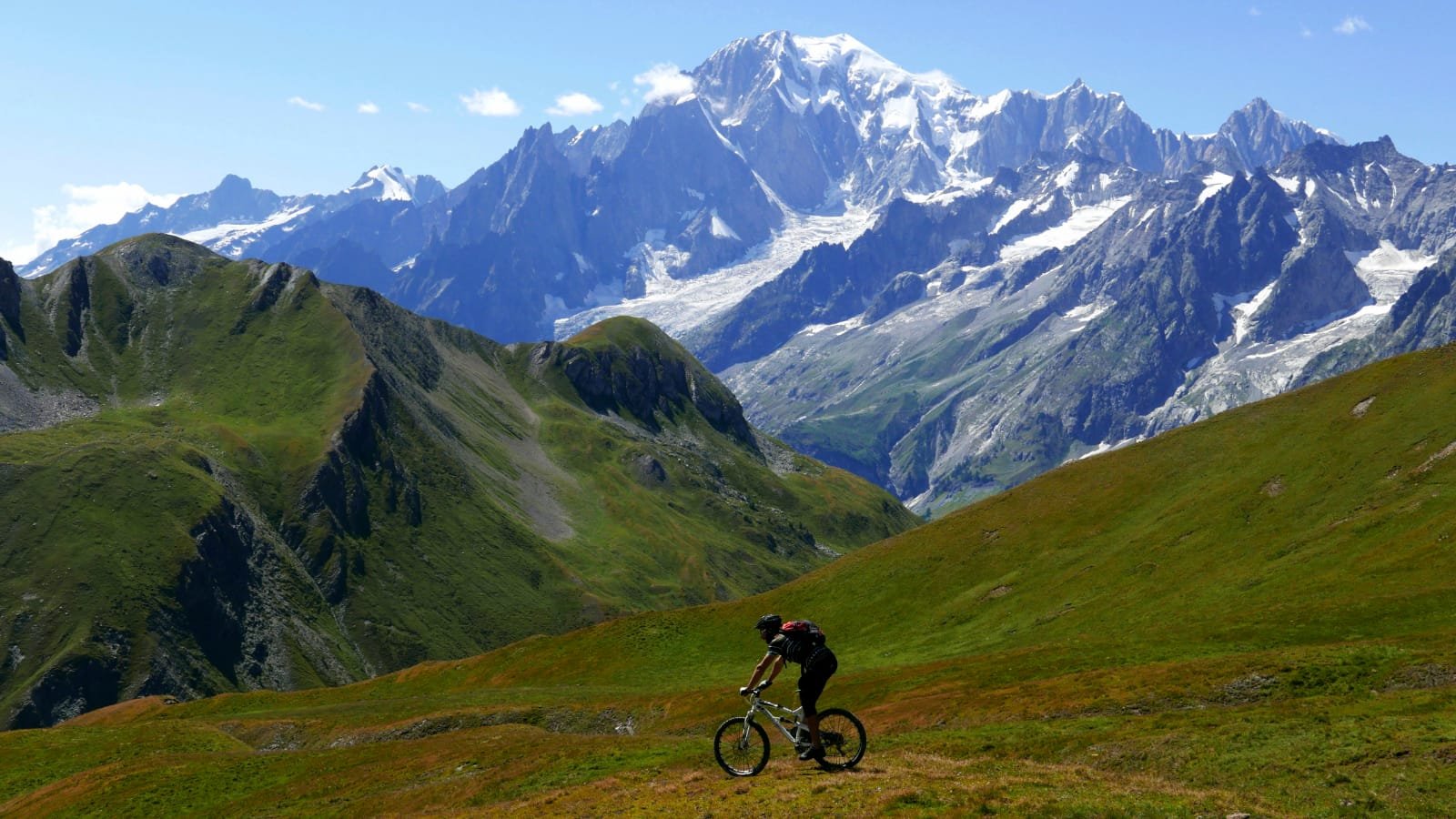 in discesa dal col entre deux sauts