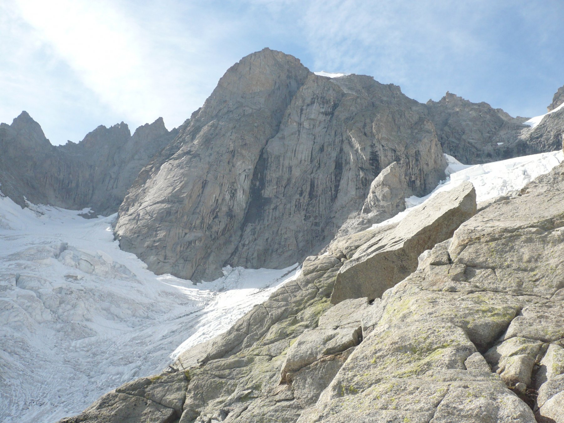 La parete dal Gervasutti 